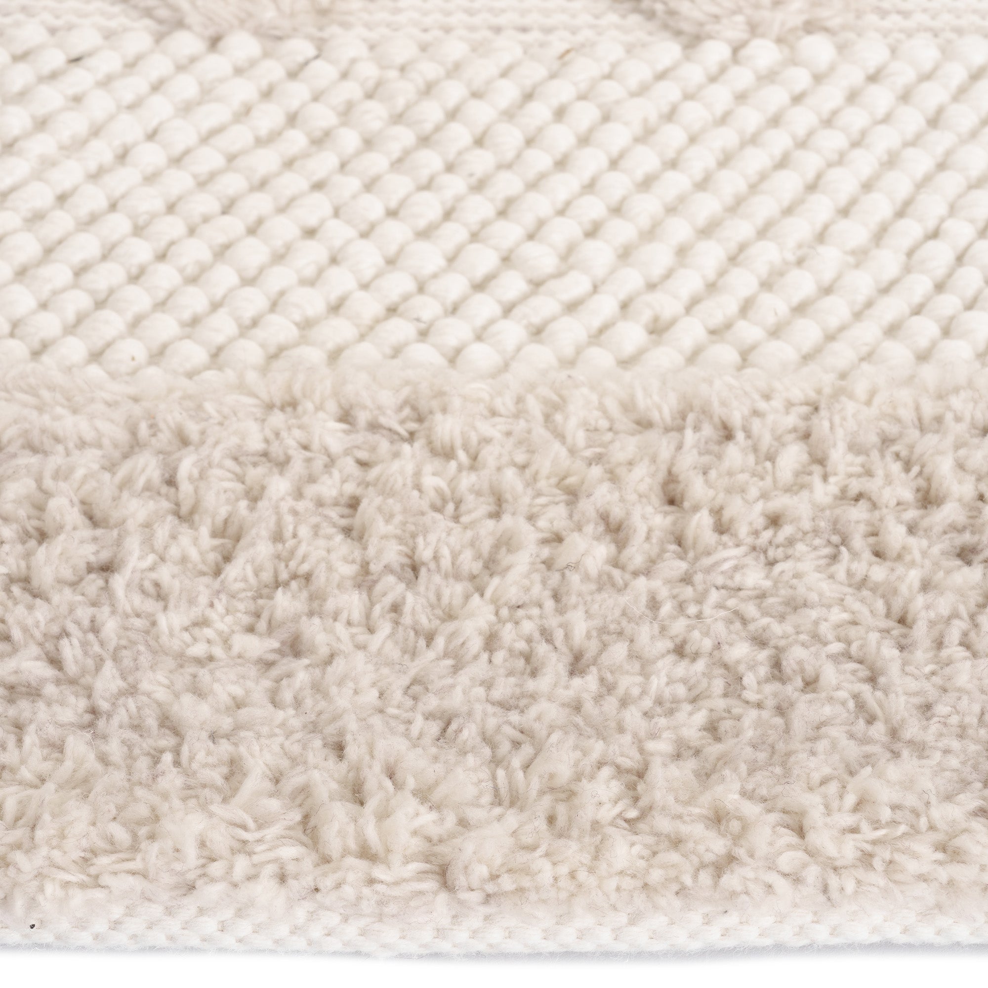 Boho Bliss Alabaster Hand Woven Area Rug Rectangle image