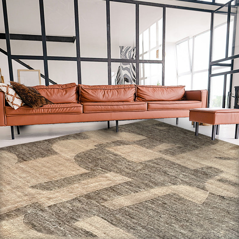 Jansson Taupe Hand Knotted Rug Rectangle image
