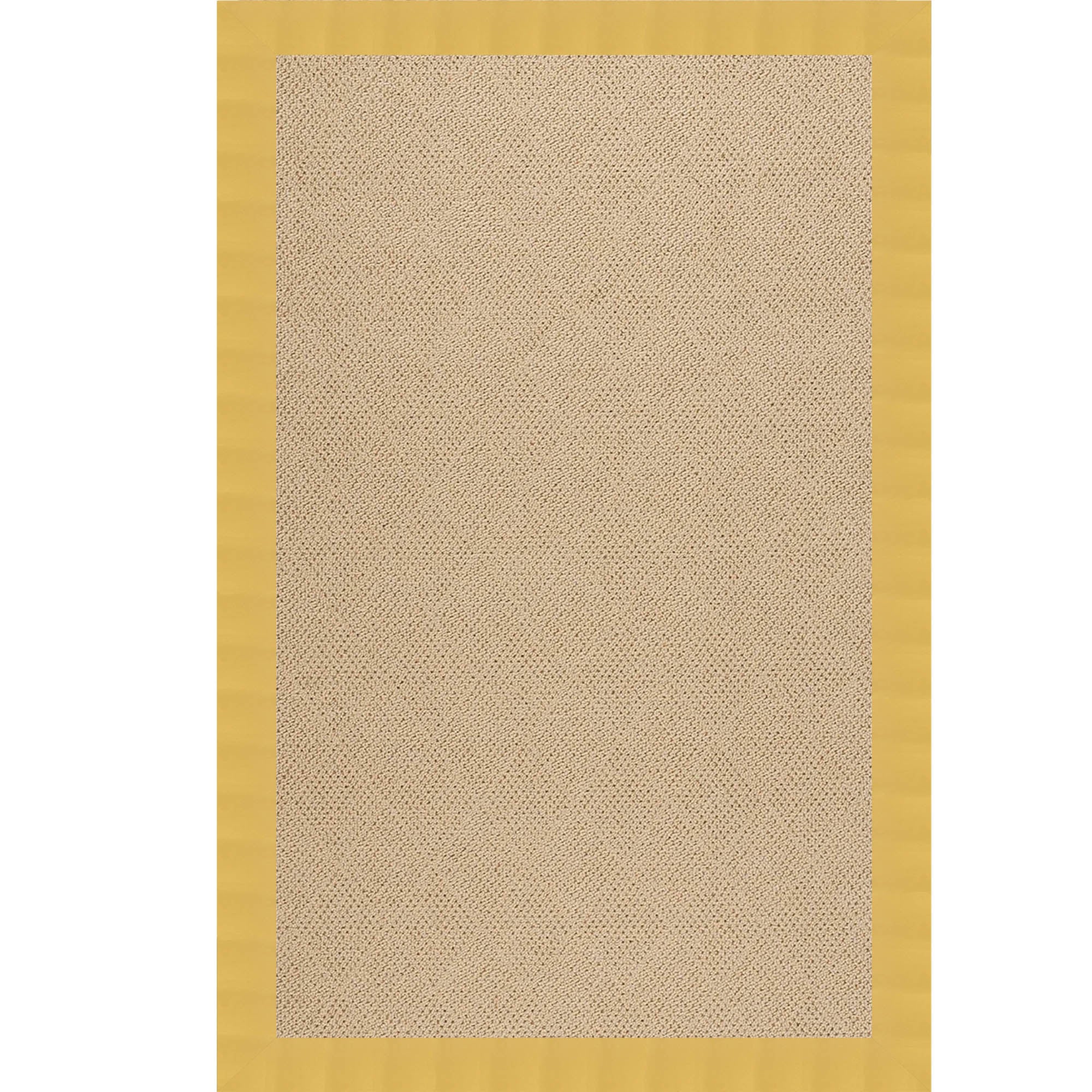 Creative Concepts-Cane Wicker Canvas Canary Indoor/Outdoor Bordere Rectangle image