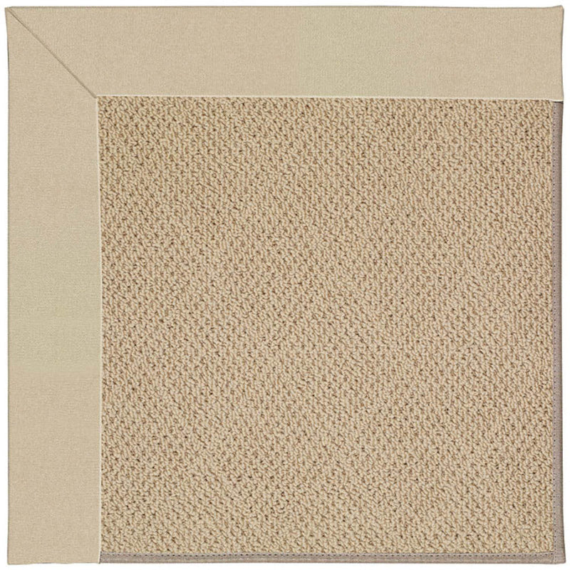 Creative Concepts-Cane Wicker Canvas Antique Beige Indoor/Outdoor Bordere Rectangle image