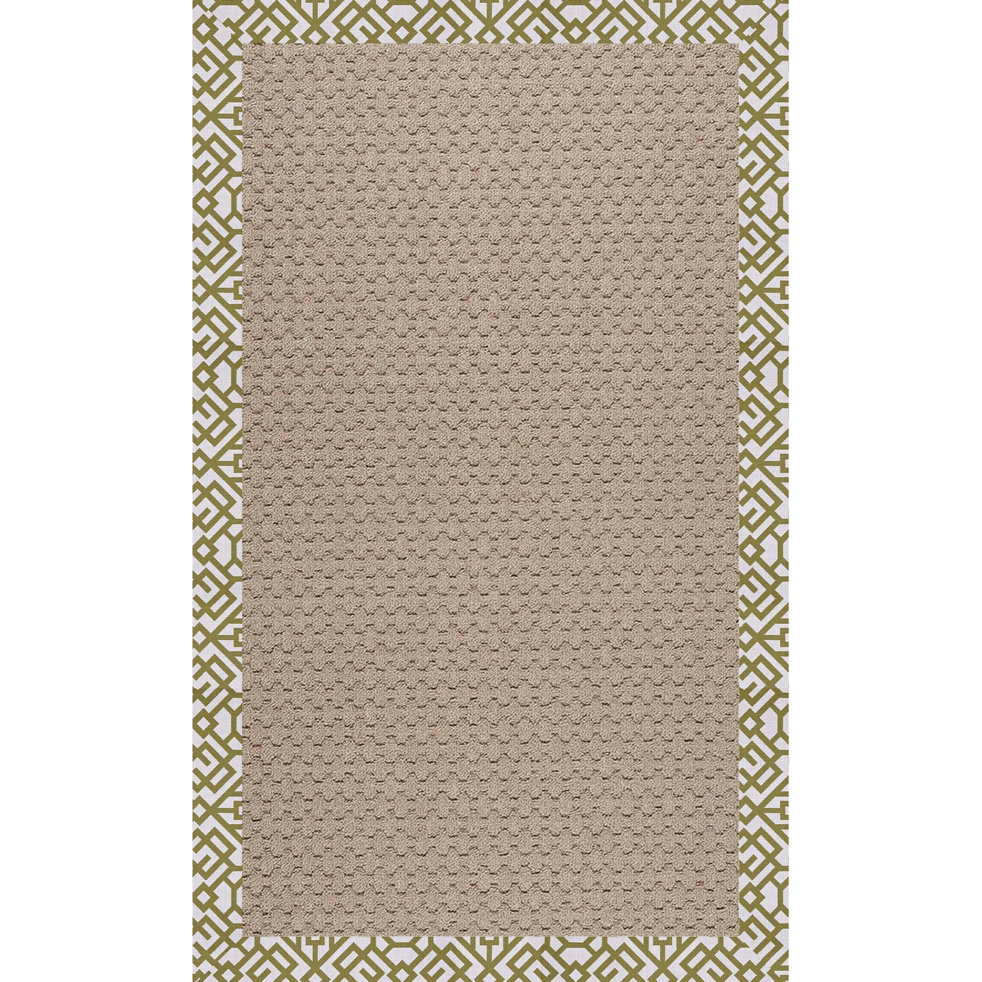 Creative Concepts-Grassy Mtn. Lattice Pesto Indoor/Outdoor Bordere Rectangle image