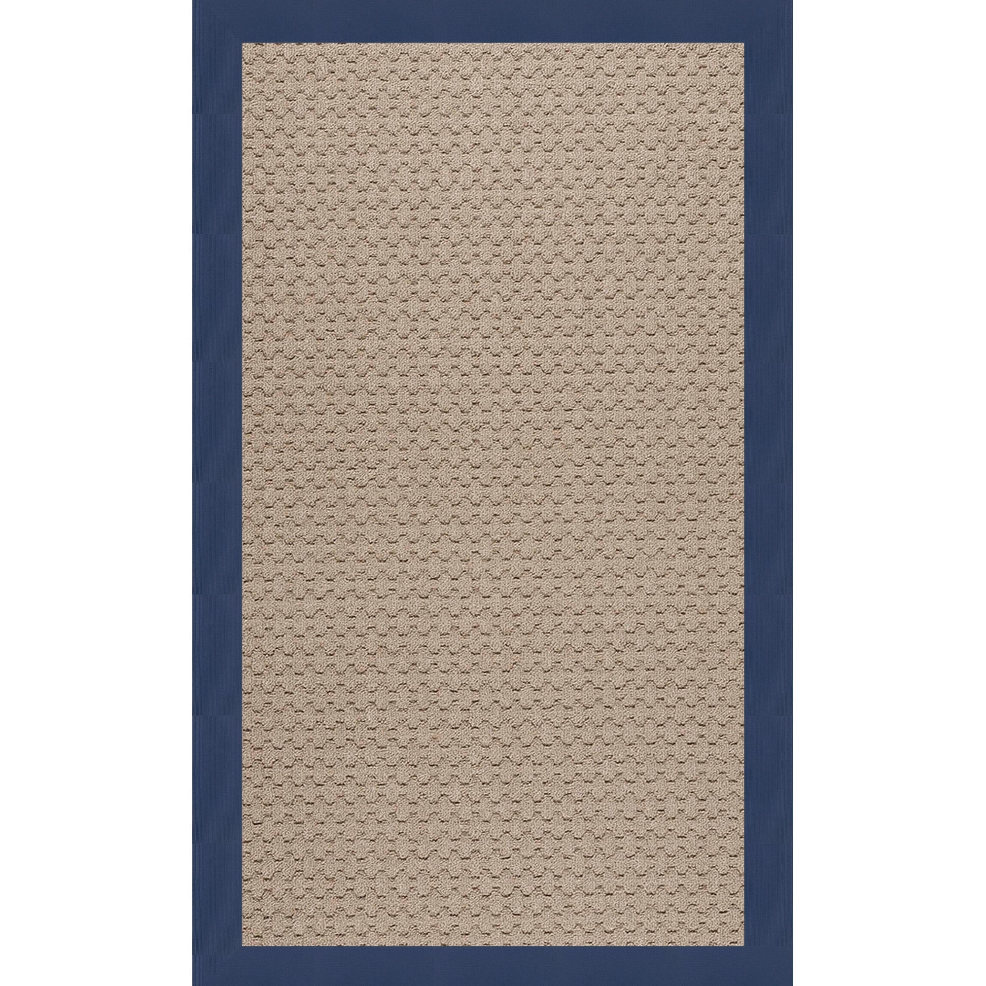 Creative Concepts-Grassy Mtn. Canvas Navy Indoor/Outdoor Bordere Rectangle image