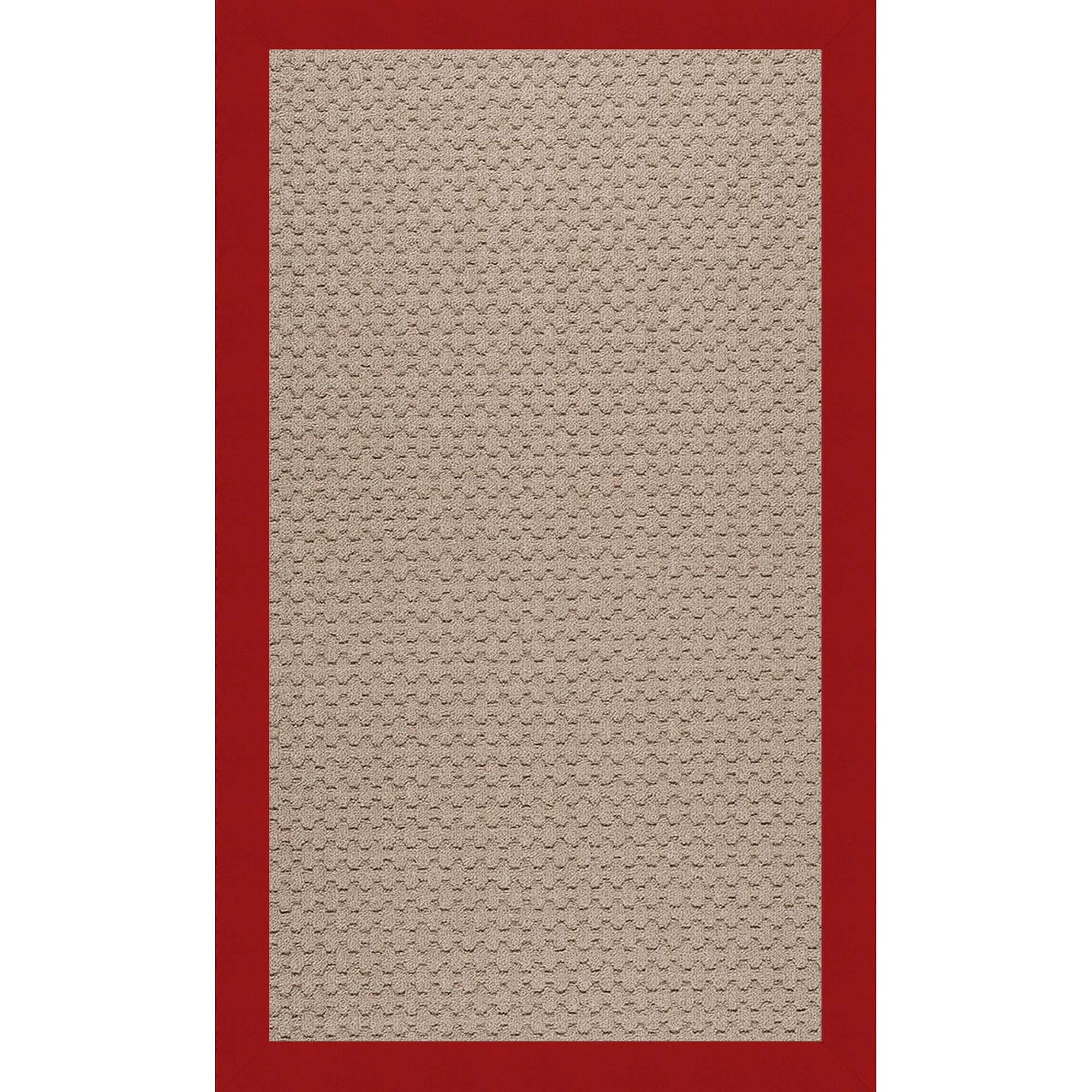 Creative Concepts-Grassy Mtn. Canvas Jockey Red Indoor/Outdoor Bordere Rectangle image
