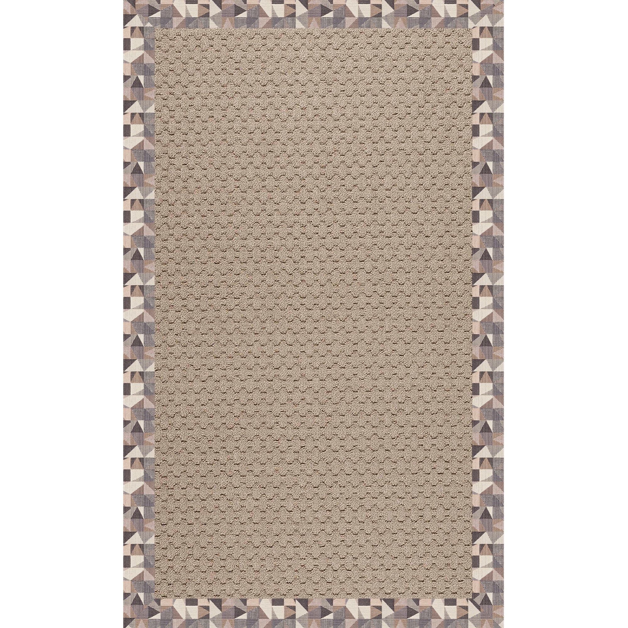 Creative Concepts-Grassy Mtn. Geo Bronze Indoor/Outdoor Bordere Rectangle image