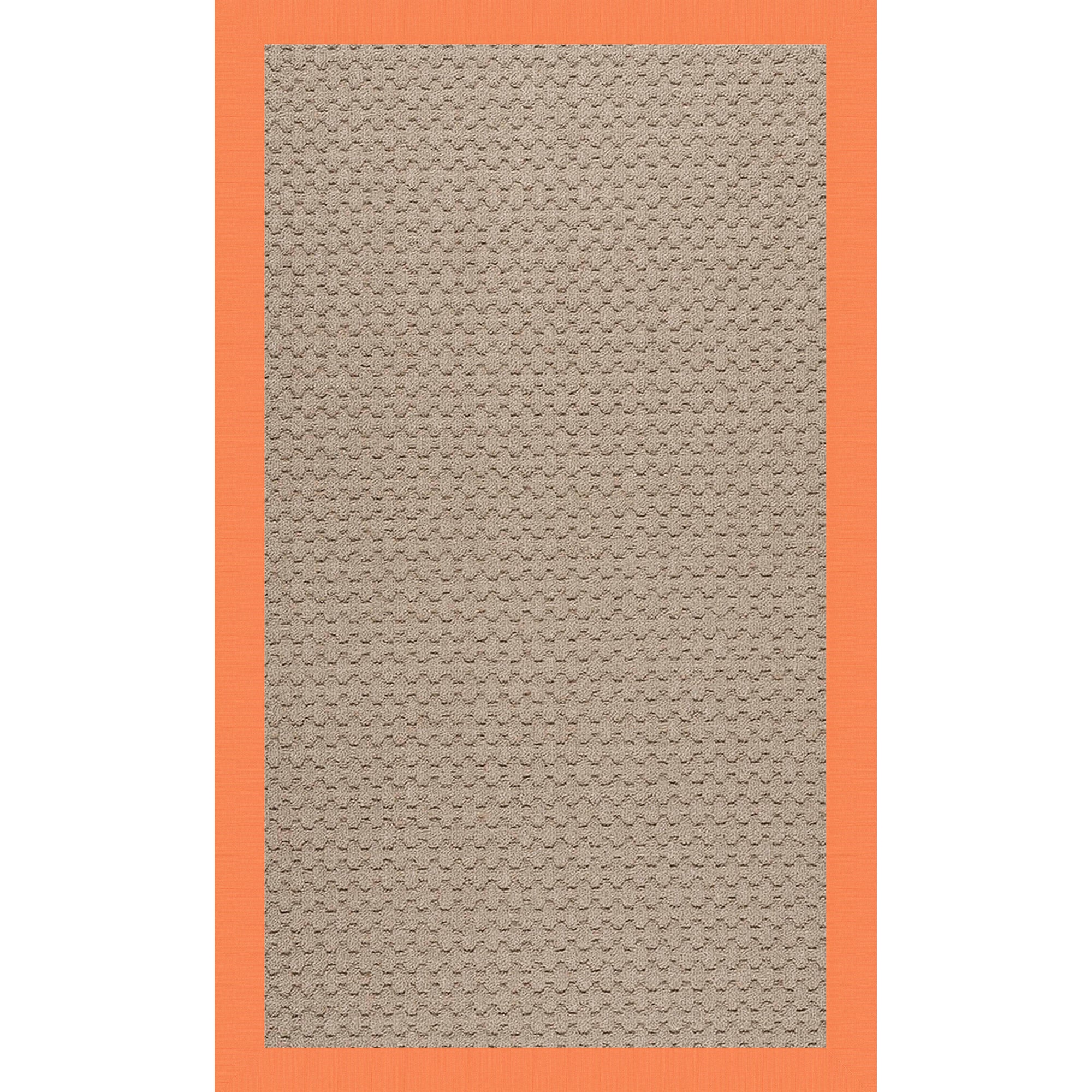 Creative Concepts-Grassy Mtn. Canvas Tangerine Indoor/Outdoor Bordere Rectangle image