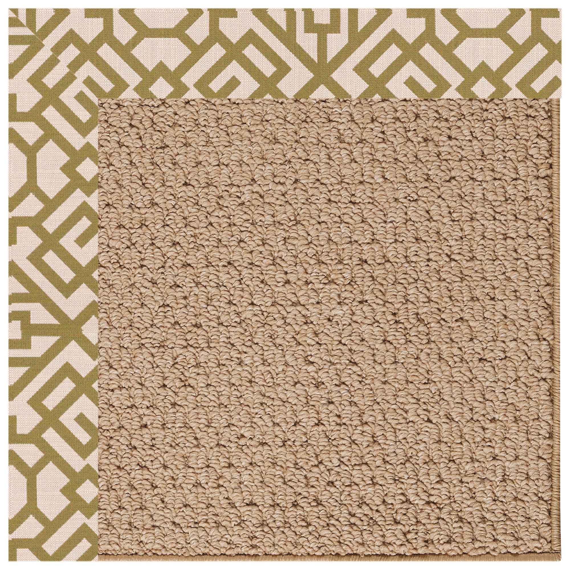Creative Concepts-Raffia Lattice Pesto Indoor/Outdoor Bordere Rectangle image