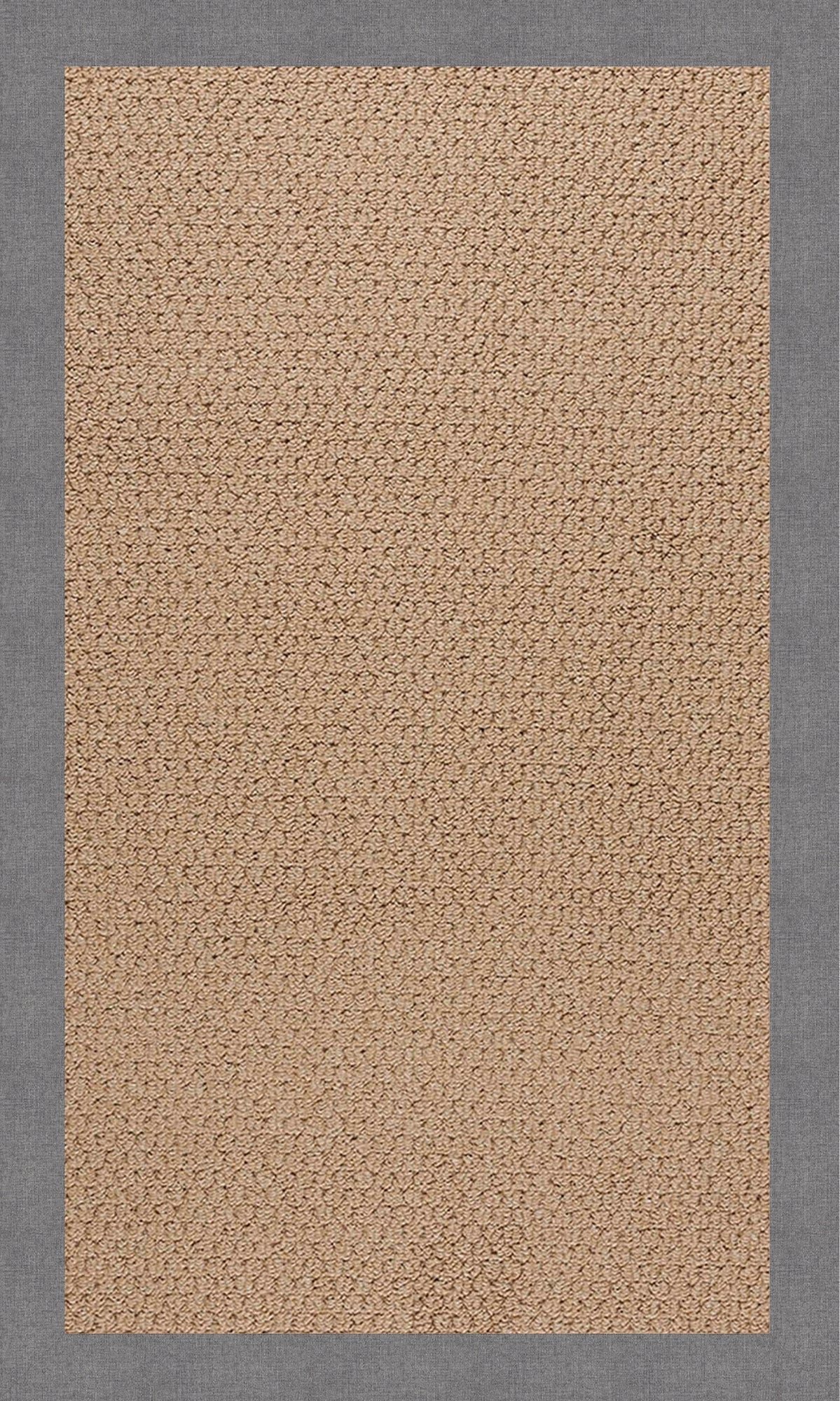 Creative Concepts-Raffia Canvas Slate Indoor/Outdoor Bordere Rectangle image