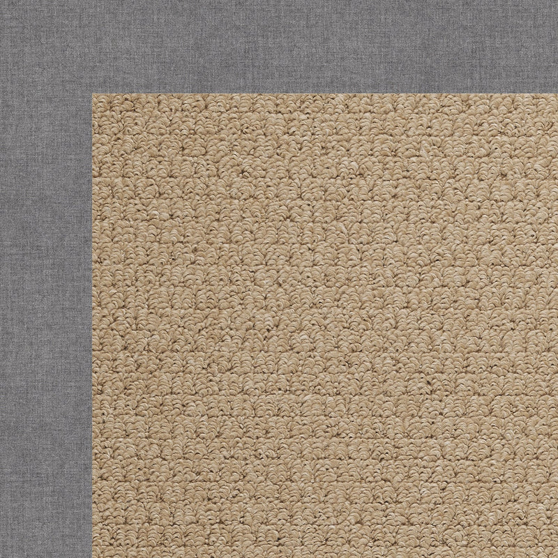 Creative Concepts-Raffia Canvas Slate Indoor/Outdoor Bordere Rectangle image