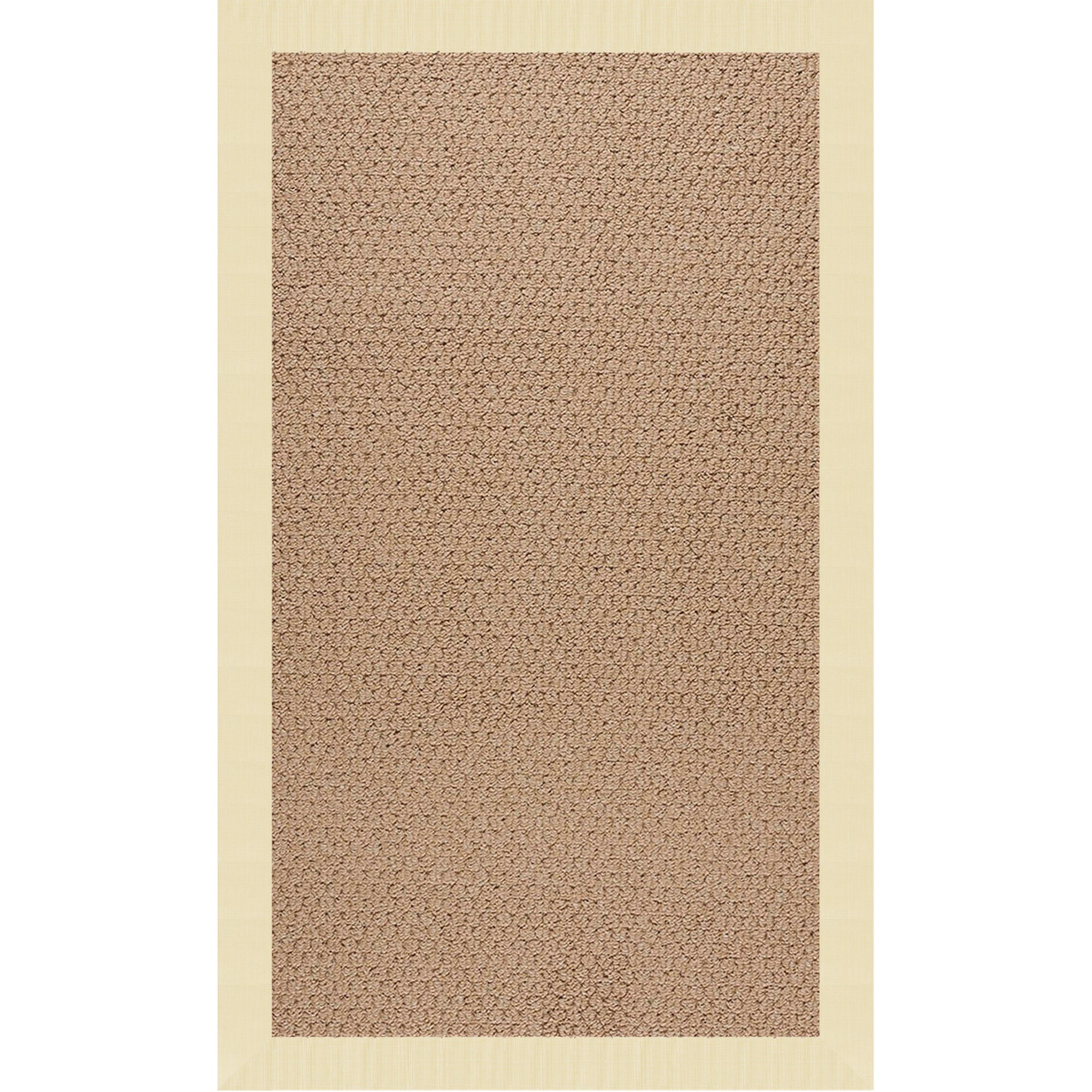 Creative Concepts-Raffia Canvas Sand Indoor/Outdoor Bordere Rectangle image