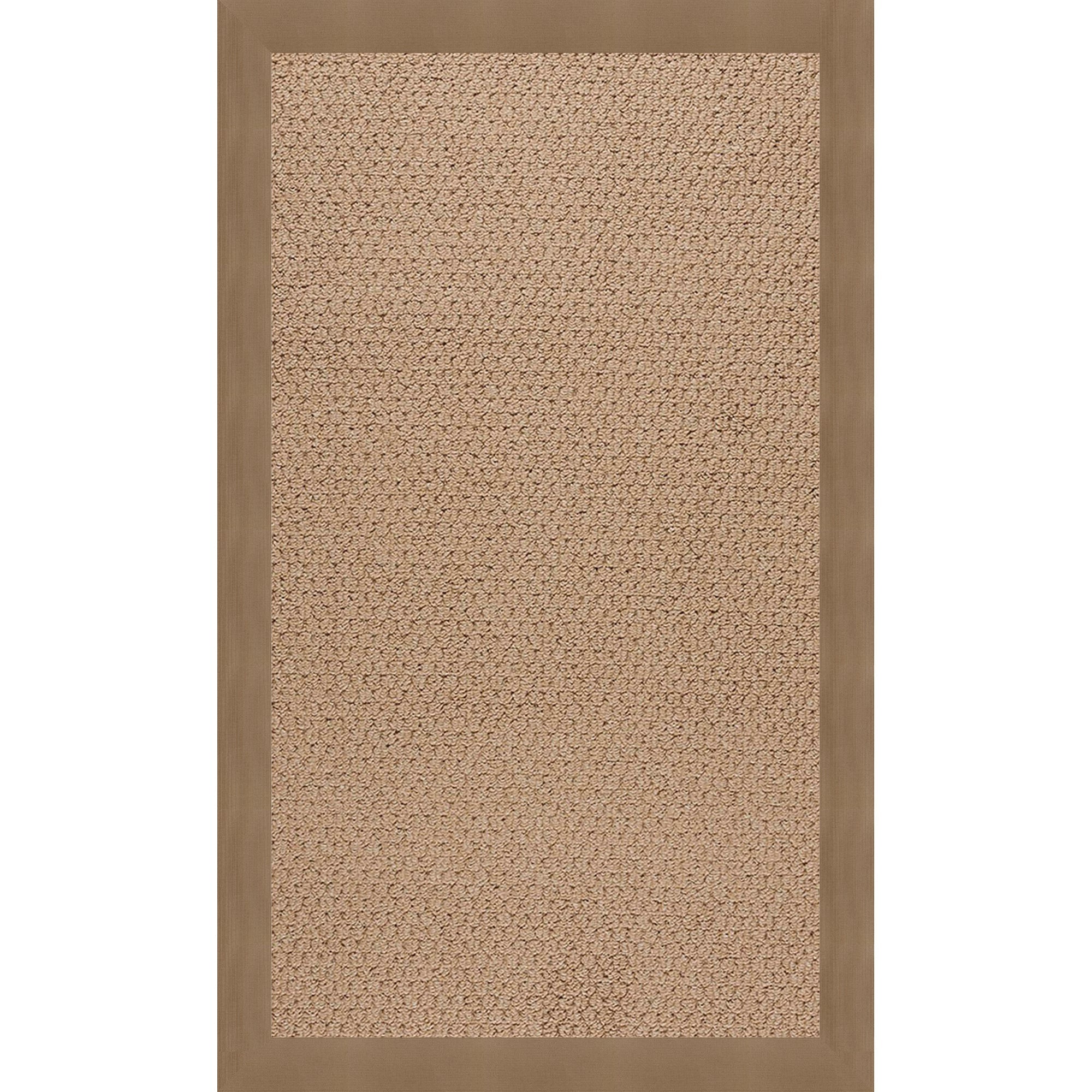 Creative Concepts-Raffia Canvas Camel Indoor/Outdoor Bordere Rectangle image
