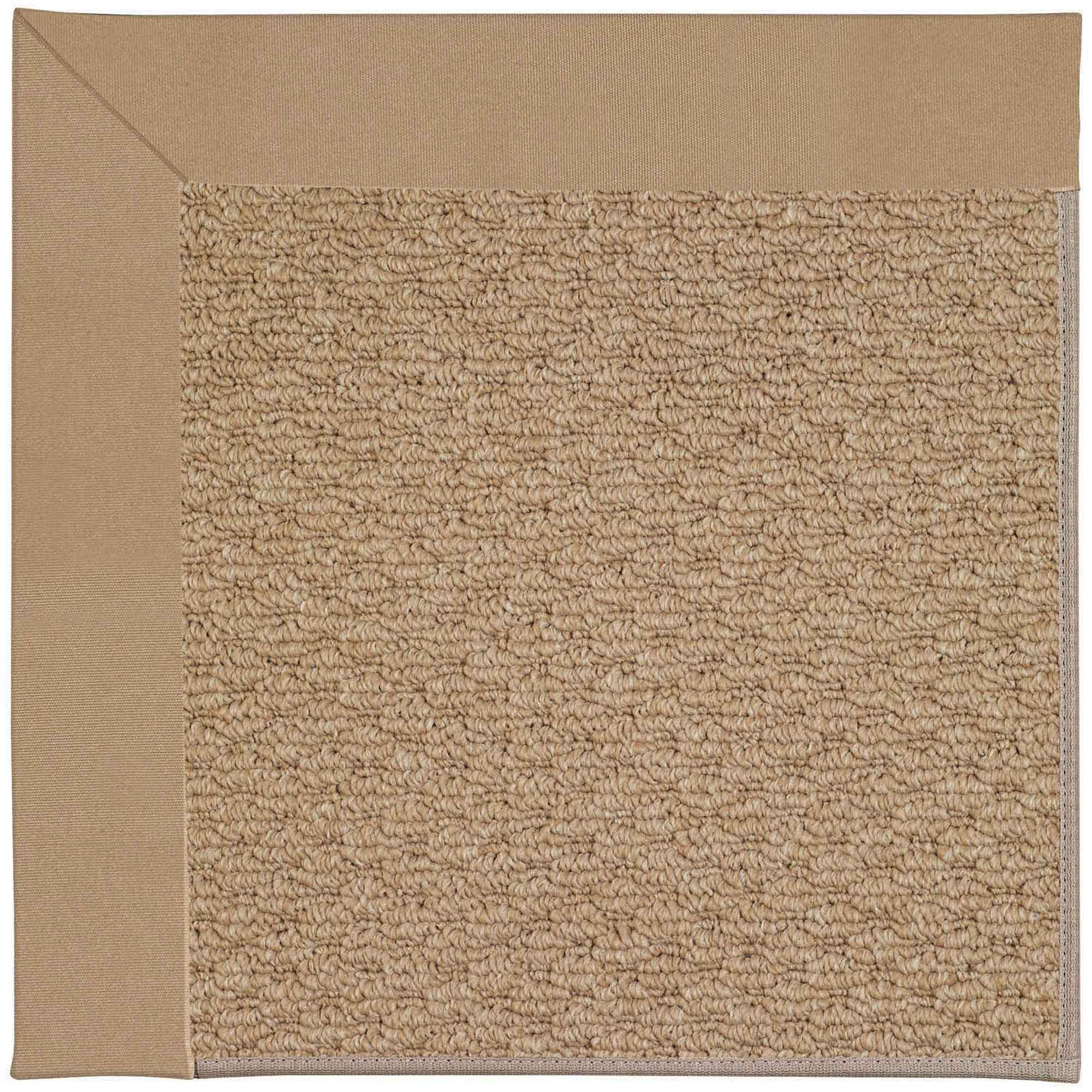 Creative Concepts-Raffia Canvas Camel Indoor/Outdoor Bordere Rectangle image