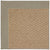 Creative Concepts-Raffia Canvas Taupe Indoor/Outdoor Bordere Rectangle image