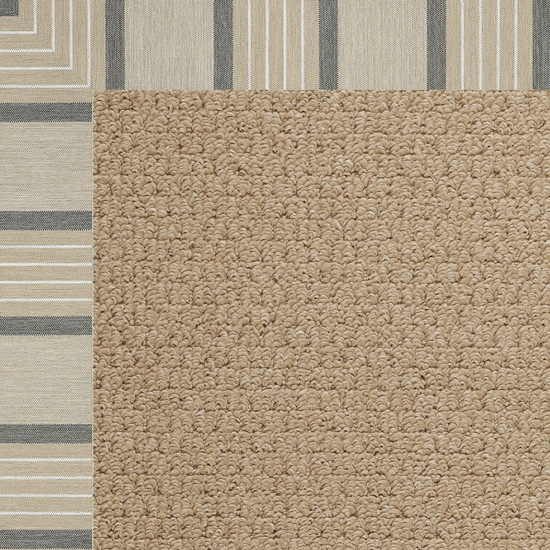 Creative Concepts-Raffia Cove Pebble Indoor/Outdoor Bordere Rectangle image