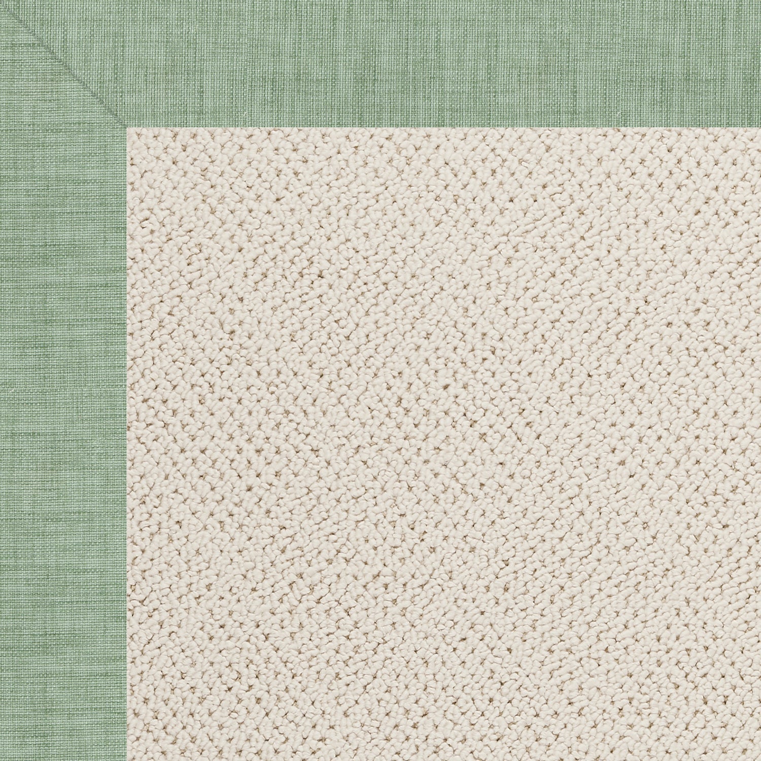 Creative Concepts-White Wicker Rave Spearmint Indoor/Outdoor Bordere Rectangle image