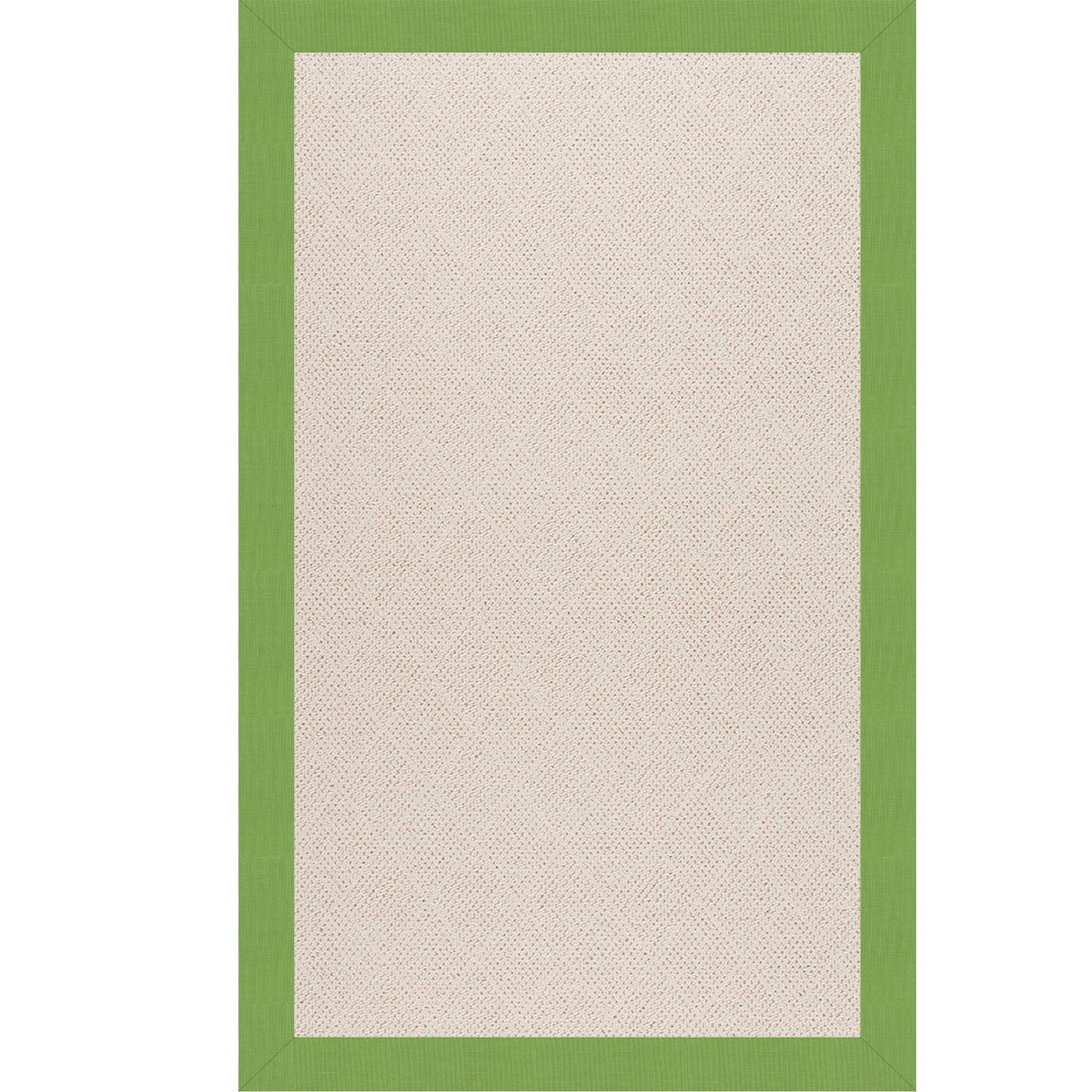 Creative Concepts-White Wicker Canvas Parrot Indoor/Outdoor Bordere Rectangle image
