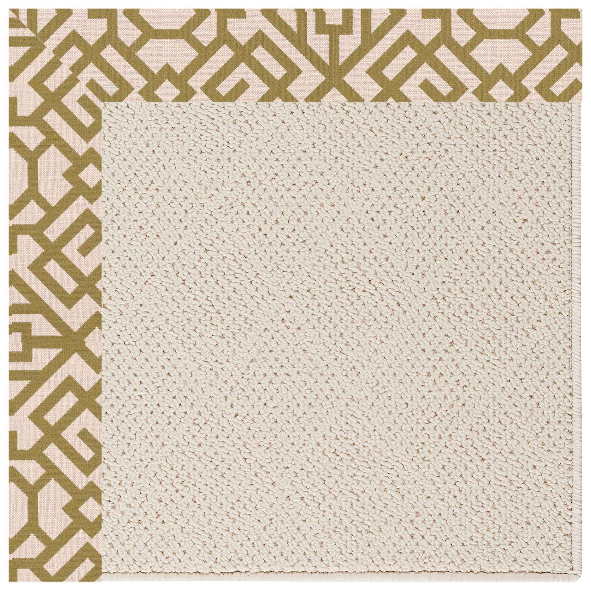 Creative Concepts-White Wicker Lattice Pesto Indoor/Outdoor Bordere Rectangle image