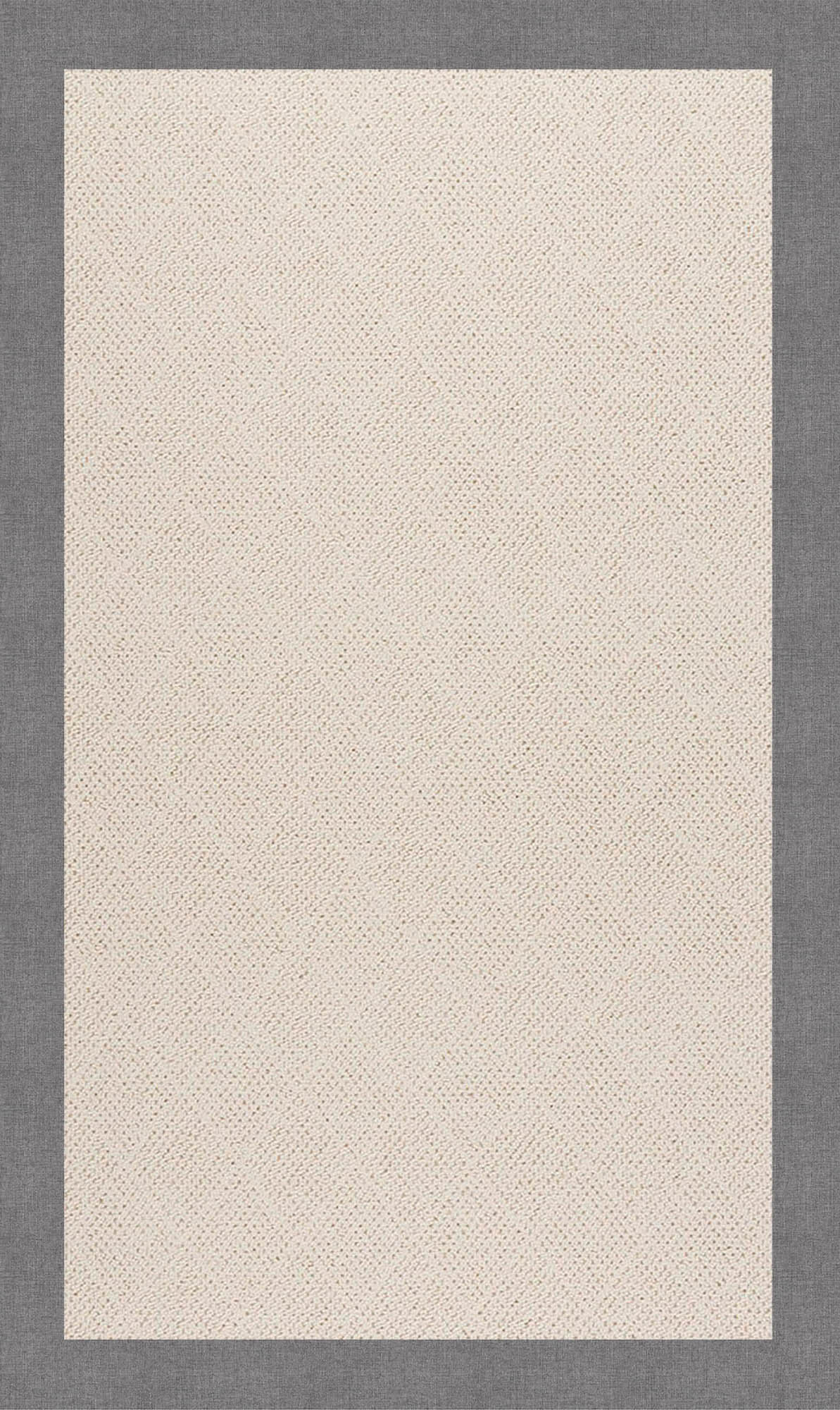 Creative Concepts-White Wicker Canvas Slate Indoor/Outdoor Bordere Rectangle image