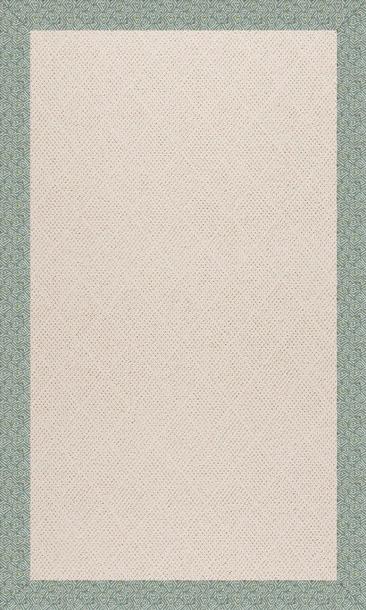 Creative Concepts-White Wicker Profile Lake Indoor/Outdoor Bordere Rectangle image