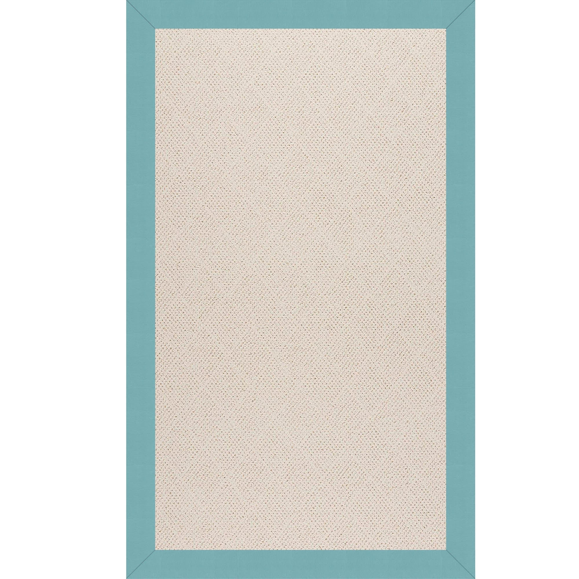 Creative Concepts-White Wicker Canvas Aquatic Indoor/Outdoor Bordere Rectangle image