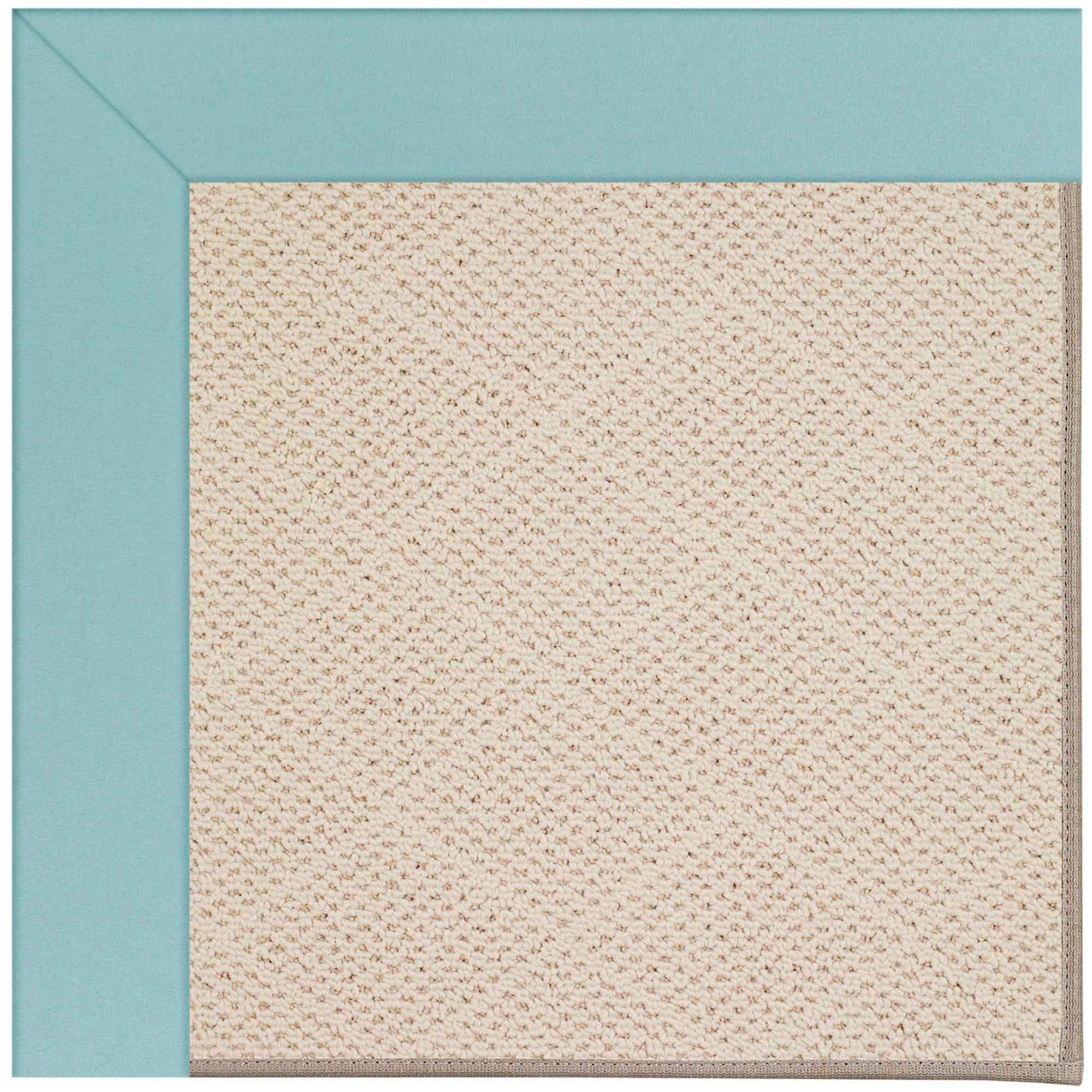 Creative Concepts-White Wicker Canvas Aquatic Indoor/Outdoor Bordere Rectangle image