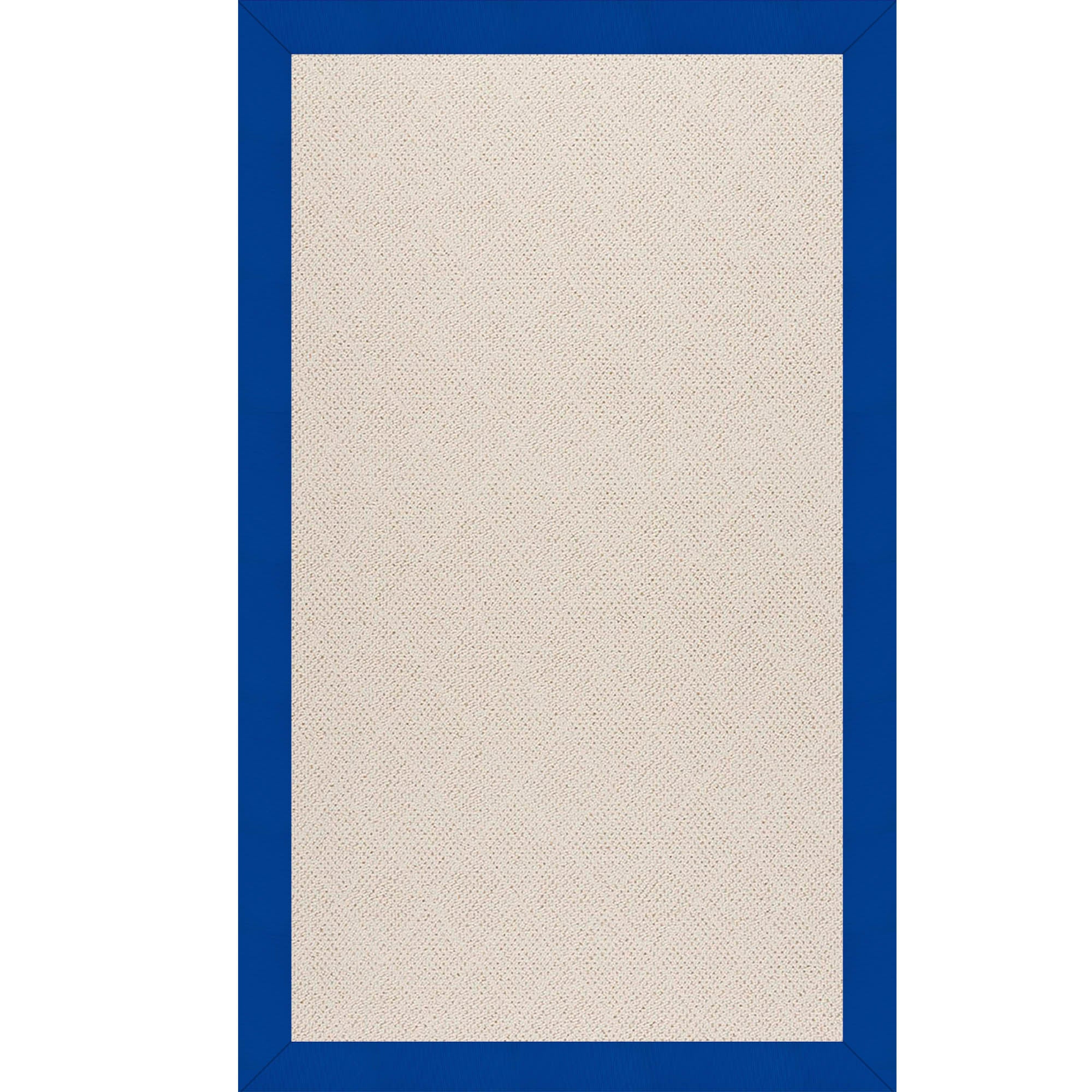 Creative Concepts-White Wicker Canvas Pacific Blue Indoor/Outdoor Bordere Rectangle image
