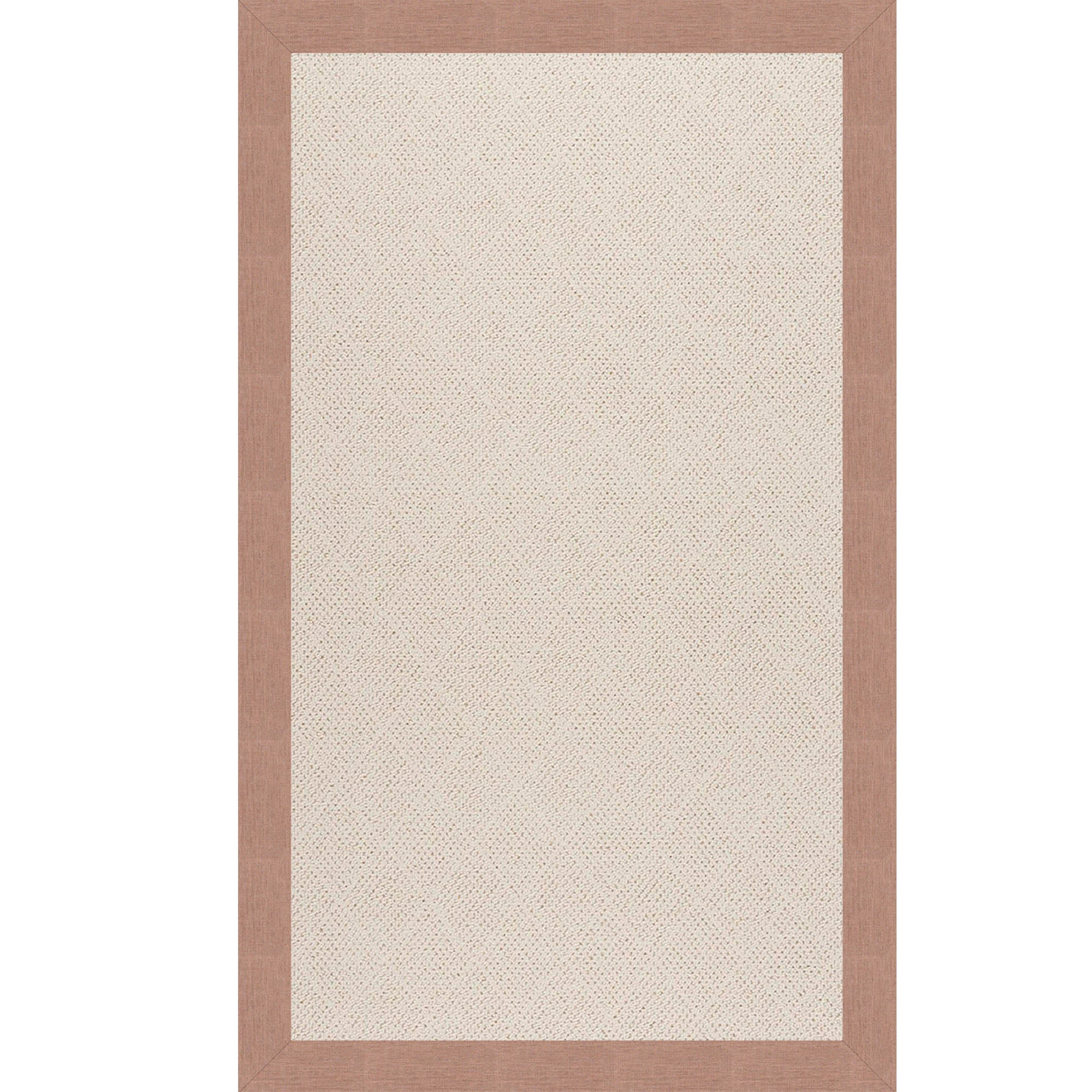 Creative Concepts-White Wicker Cast Petal Indoor/Outdoor Bordere Rectangle image