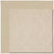 Creative Concepts-White Wicker Canvas Antique Beige Indoor/Outdoor Bordere Rectangle image