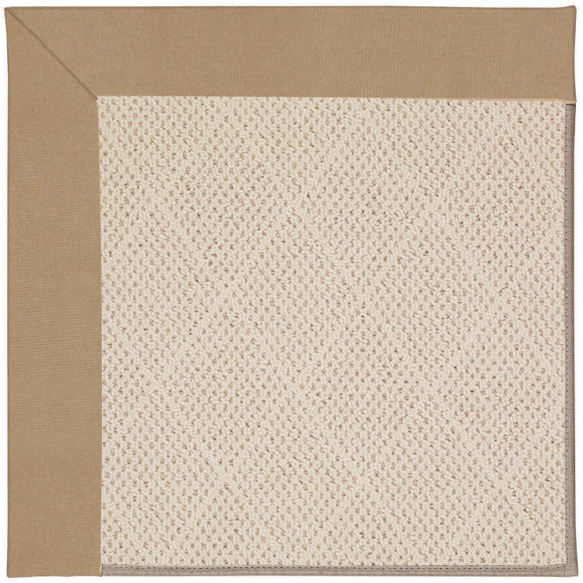 Creative Concepts-White Wicker Canvas Camel Indoor/Outdoor Bordere Rectangle image