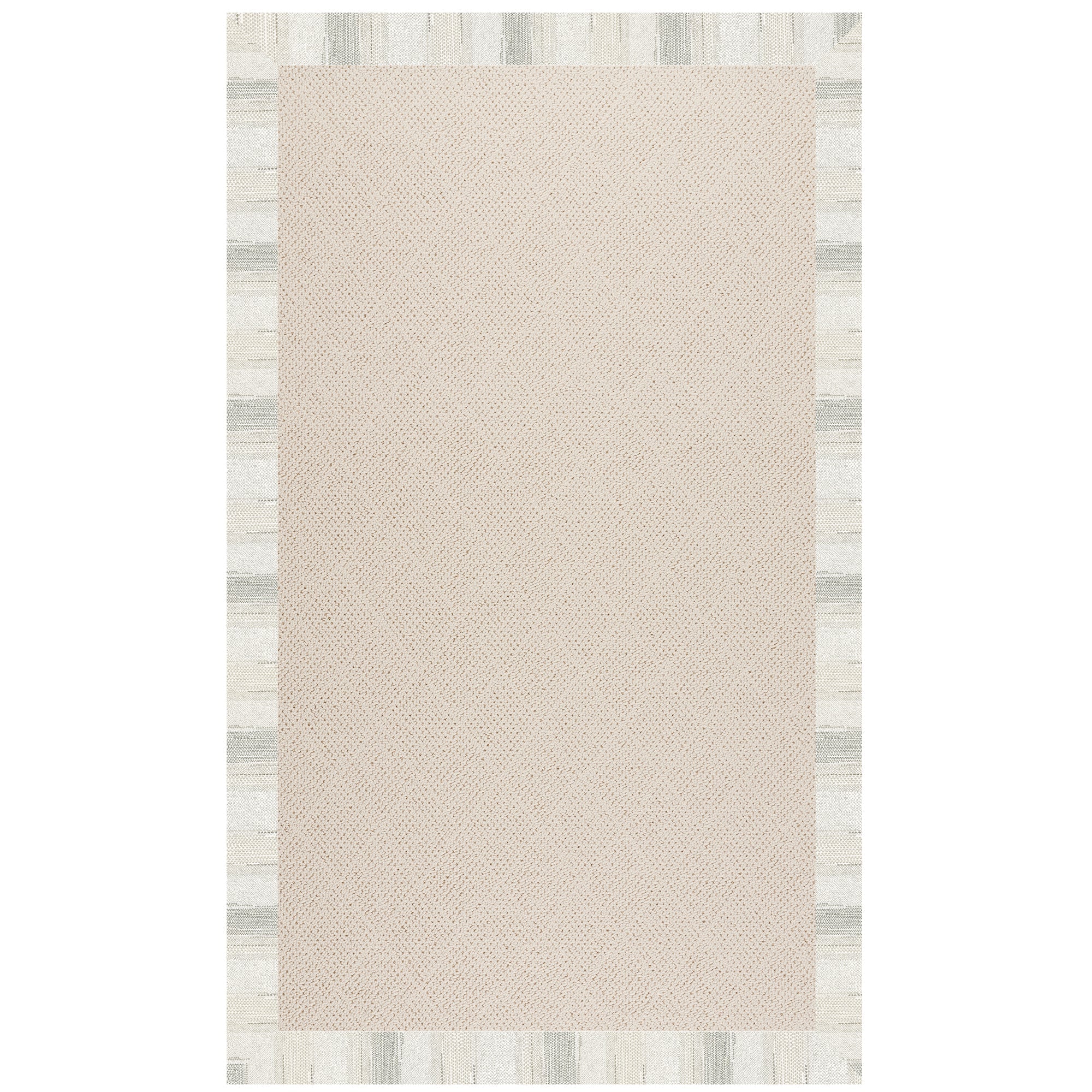 Creative Concepts-White Wicker Sicily Sparrow Indoor/Outdoor Bordere Rectangle image