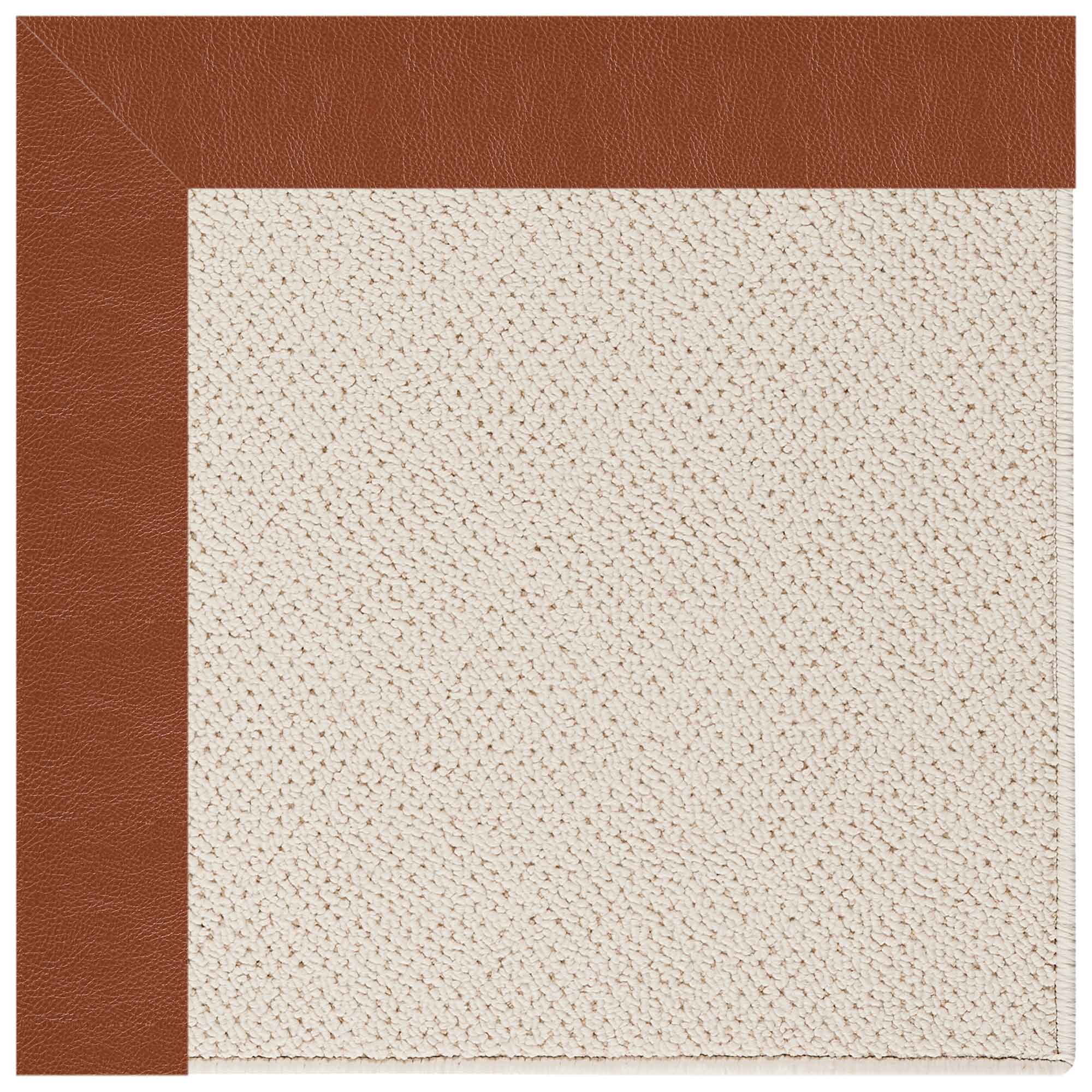 Creative Concepts-White Wicker Classic Saddle  Indoor/Outdoor Bordere Rectangle image