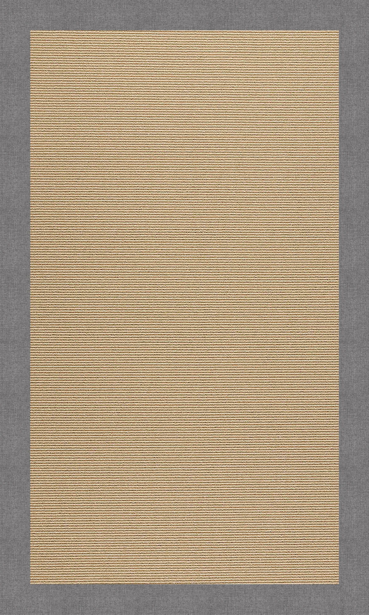 Creative Concepts-Sisal Canvas Slate Indoor/Outdoor Bordere Rectangle image