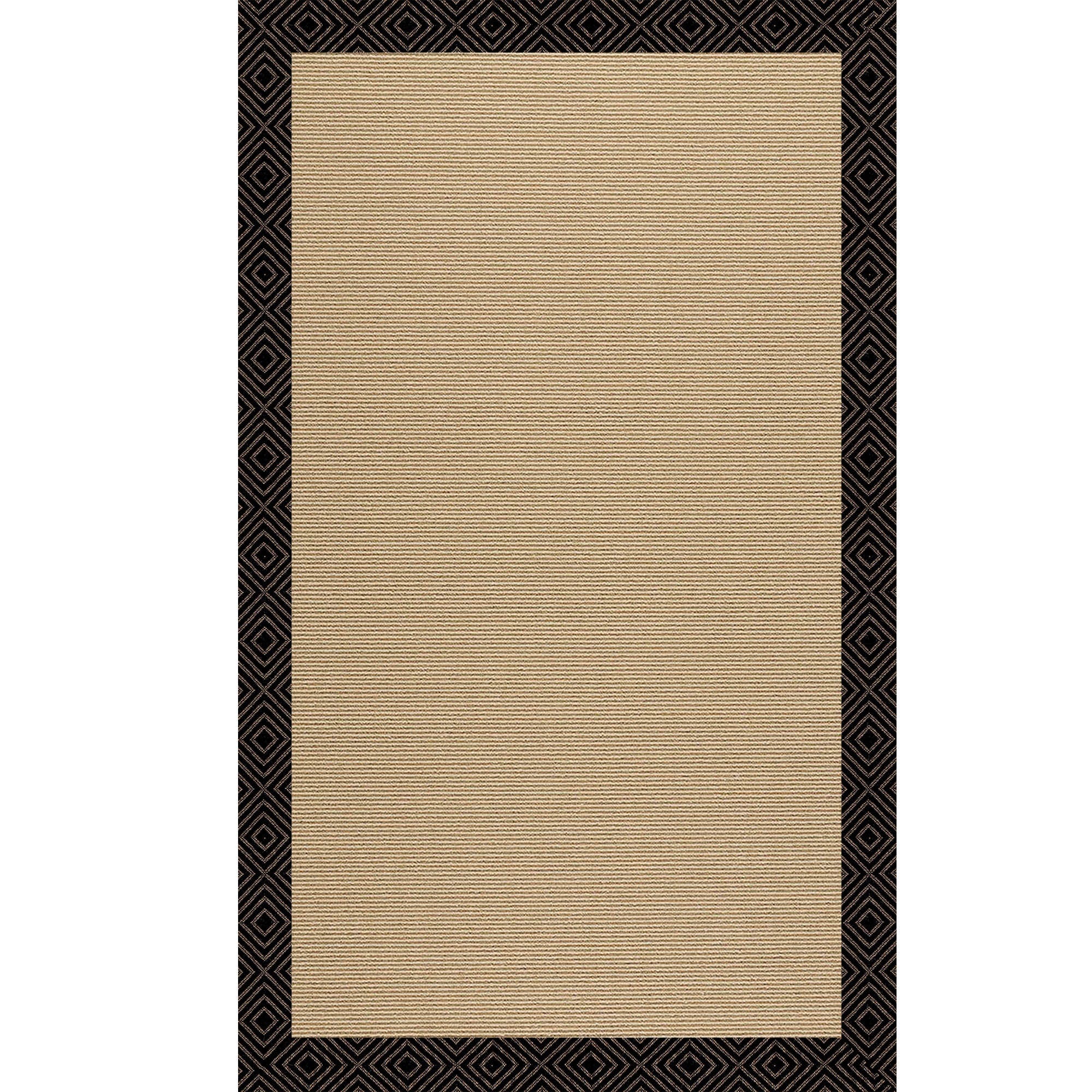 Creative Concepts-Sisal Fortune Lava Indoor/Outdoor Bordere Rectangle image