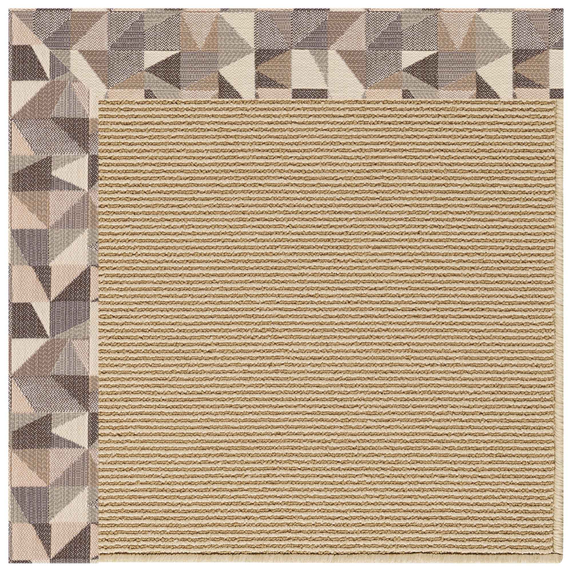 Creative Concepts-Sisal Geo Bronze Indoor/Outdoor Bordere Rectangle image