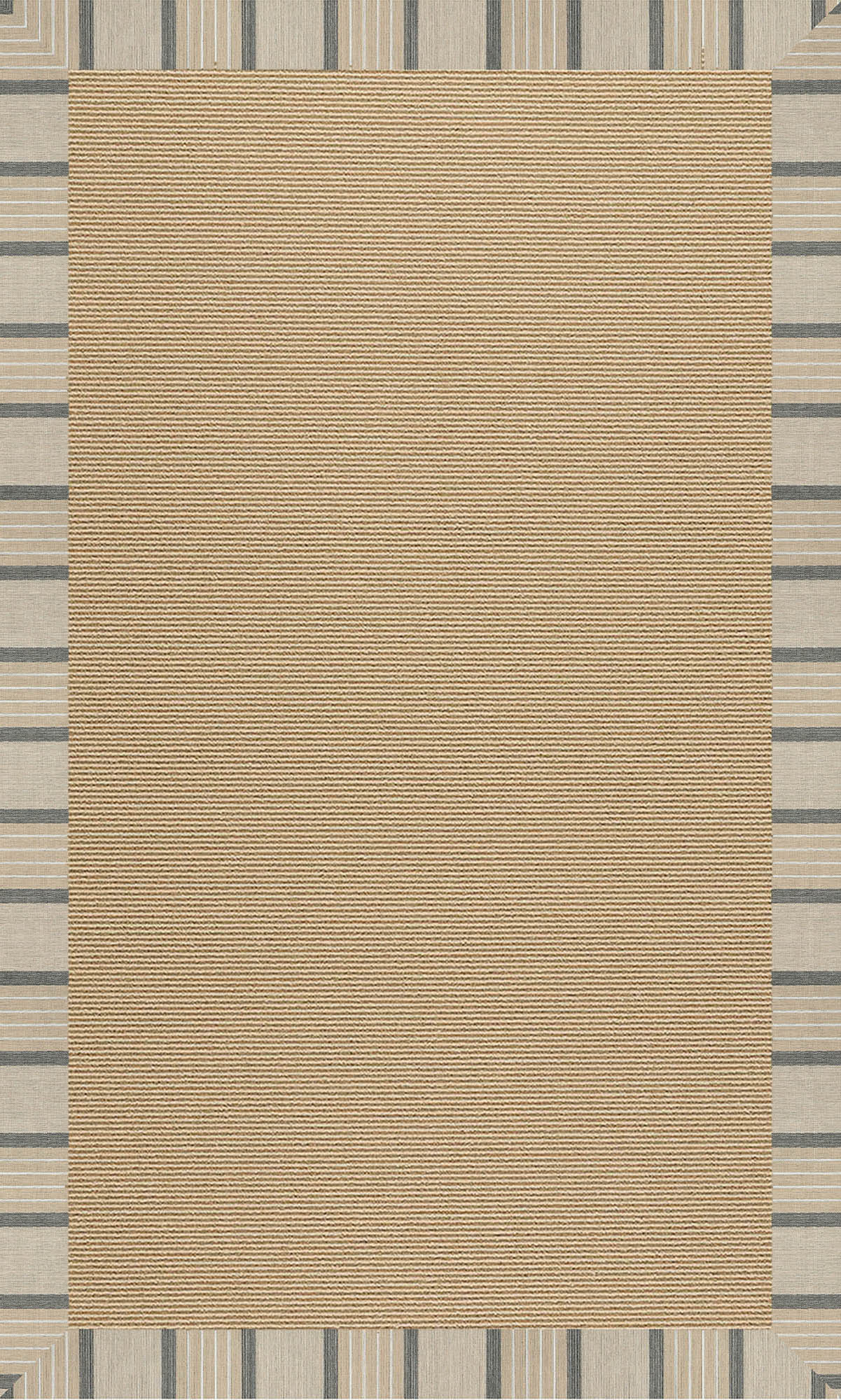 Creative Concepts-Sisal Cove Pebble Indoor/Outdoor Bordere Rectangle image