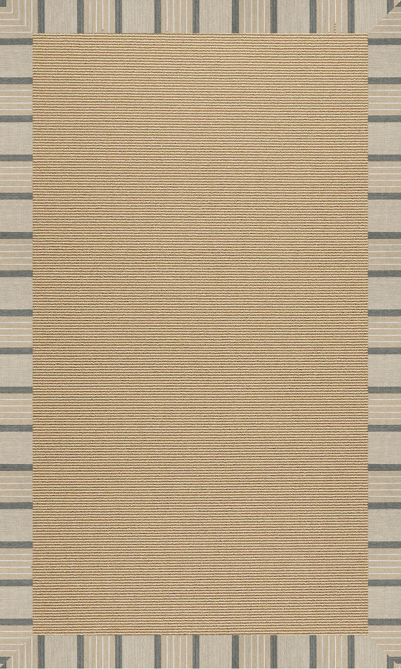 Creative Concepts-Sisal Cove Pebble Indoor/Outdoor Bordere Rectangle image
