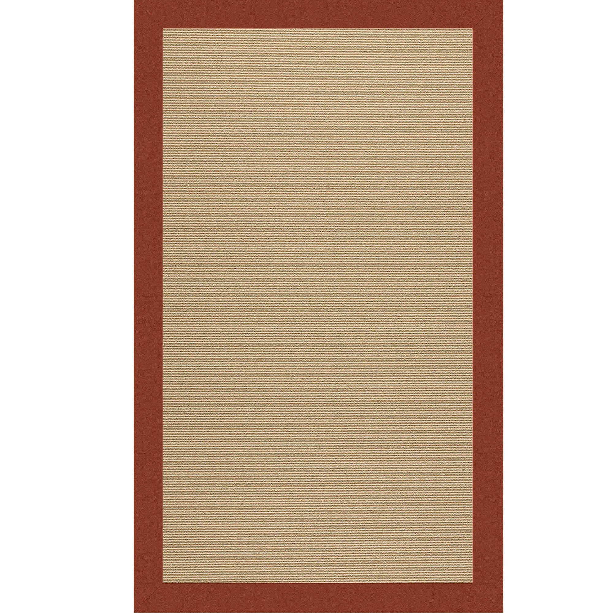 Creative Concepts-Sisal Classic Persimmon Indoor/Outdoor Bordere Rectangle image