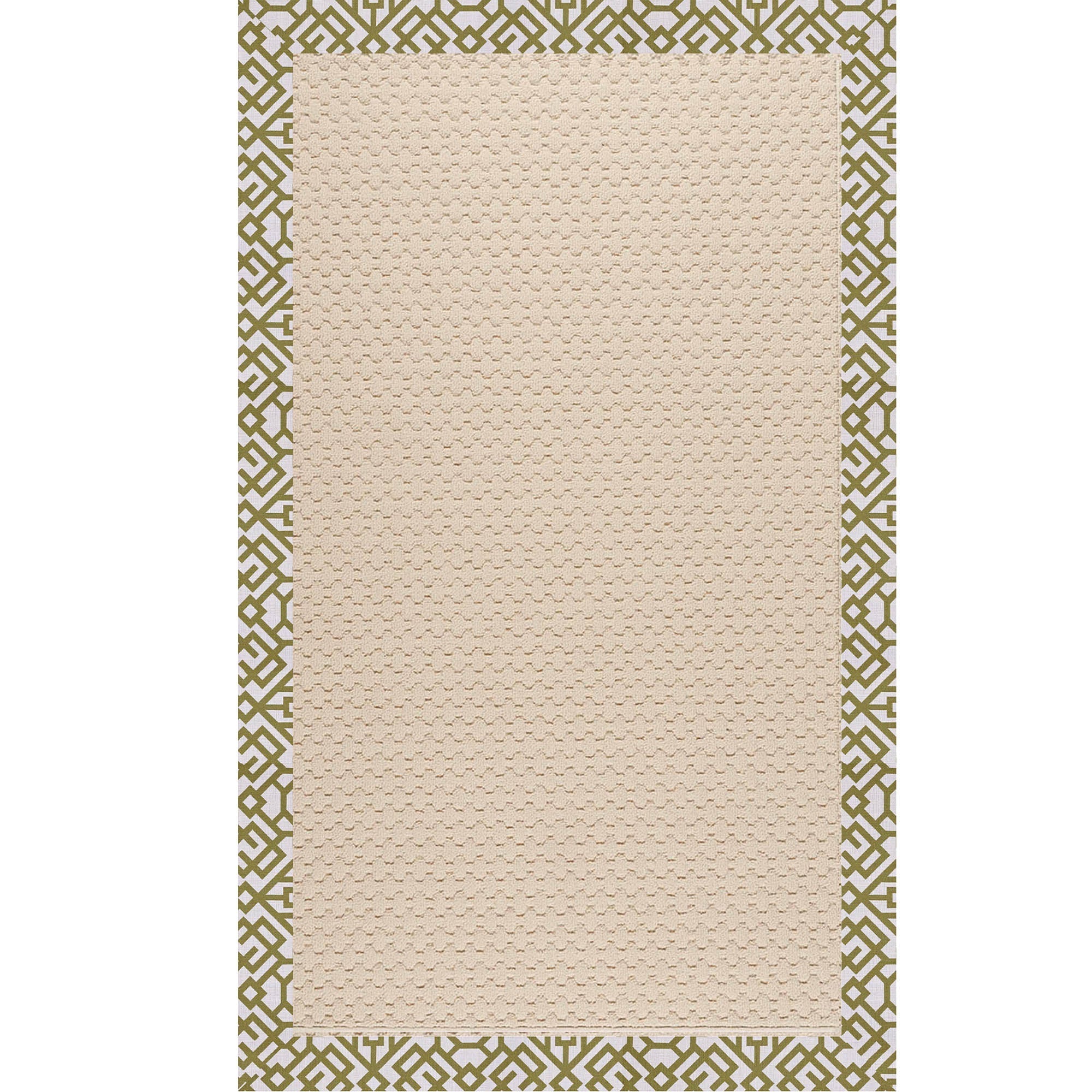 Creative Concepts-Sugar Mtn. Lattice Pesto Indoor/Outdoor Bordere Rectangle image
