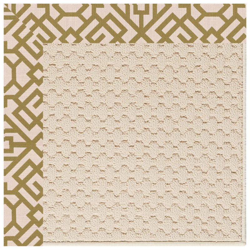 Creative Concepts-Sugar Mtn. Lattice Pesto Indoor/Outdoor Bordere Rectangle image