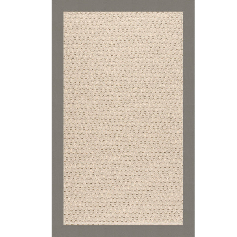 Creative Concepts-Sugar Mtn. Canvas Charcoal Indoor/Outdoor Bordere Rectangle image