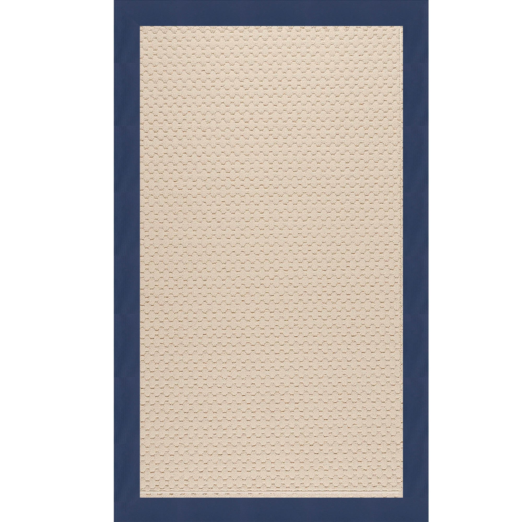 Creative Concepts-Sugar Mtn. Canvas Navy Indoor/Outdoor Bordere Rectangle image