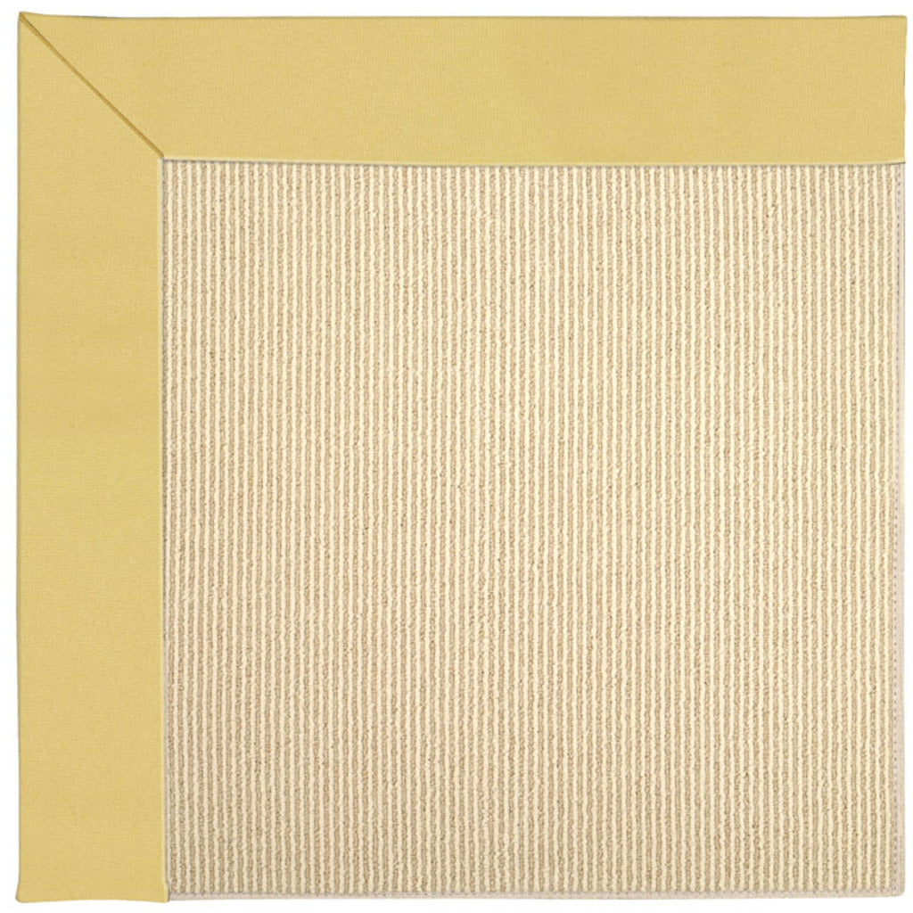 Creative Concepts-Beach Sisal Canvas Canary Indoor/Outdoor Bordere Rectangle image