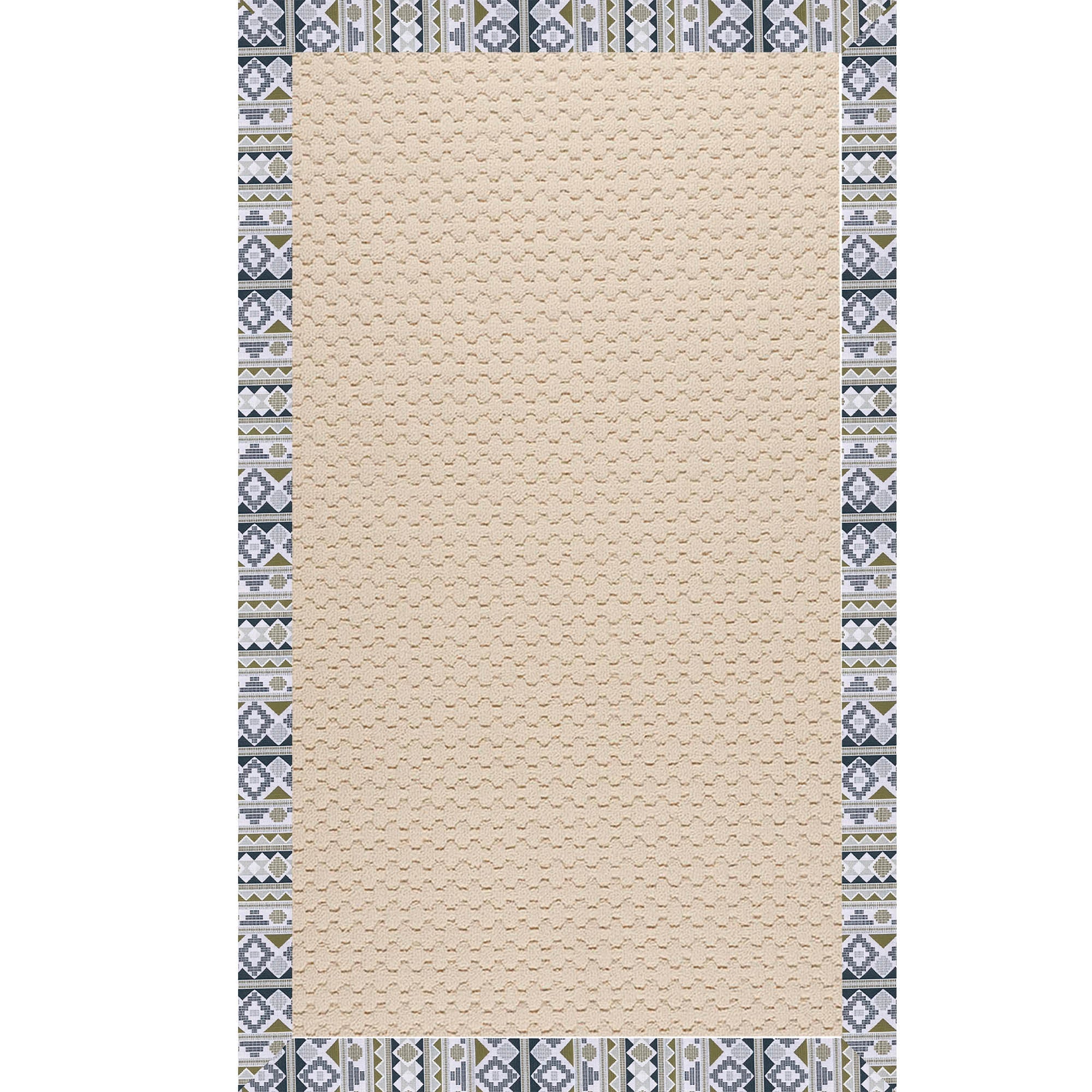 Creative Concepts-Beach Sisal Inca Lime Indoor/Outdoor Bordere Rectangle image