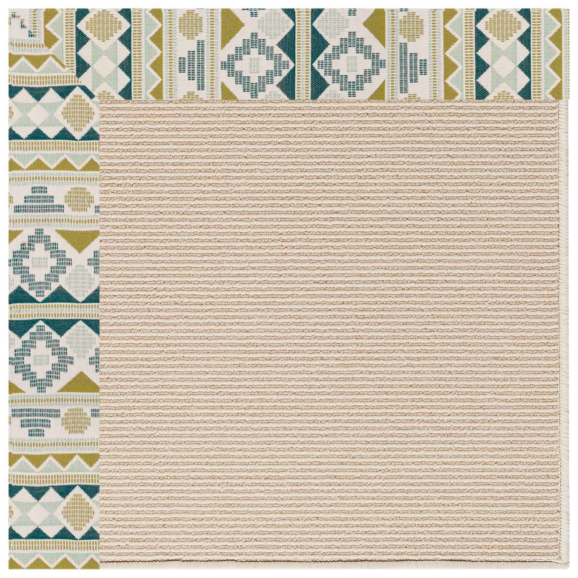 Creative Concepts-Beach Sisal Inca Lime Indoor/Outdoor Bordere Rectangle image