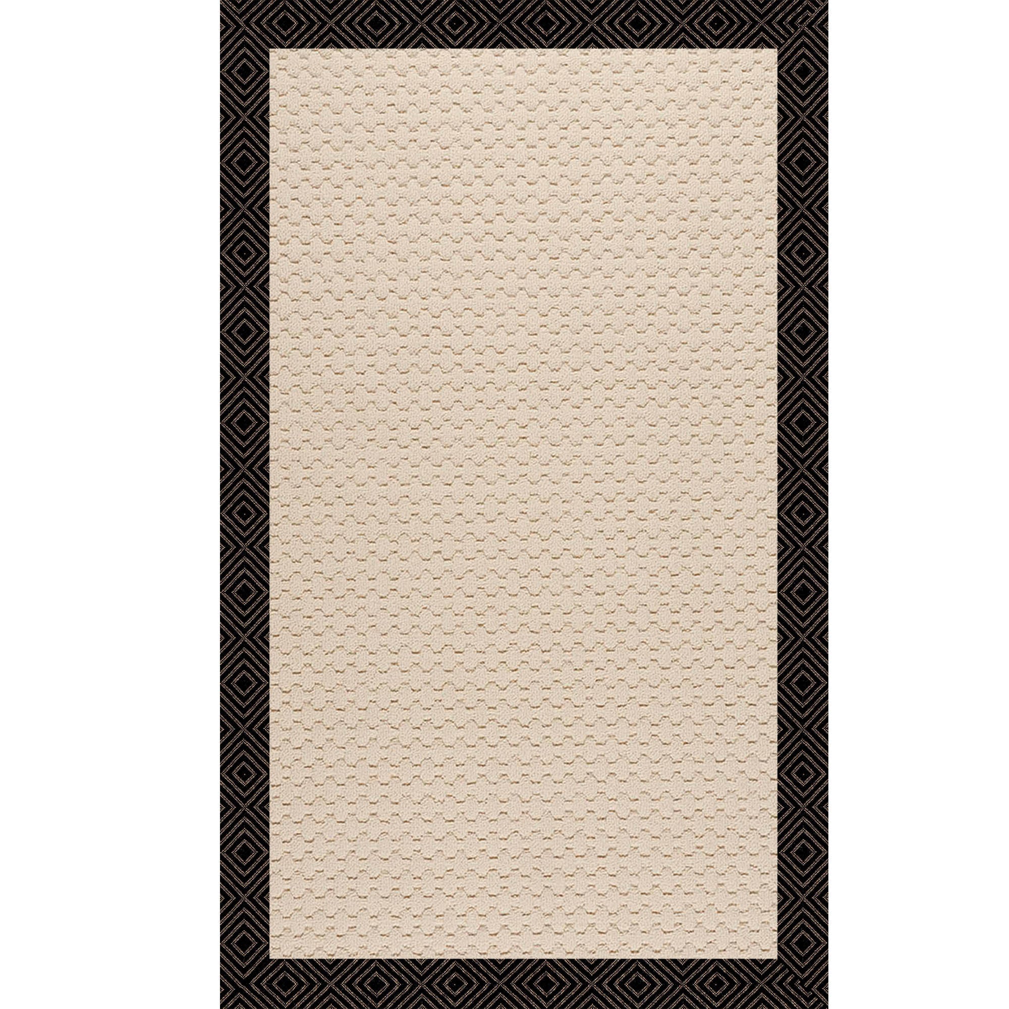 Creative Concepts-Beach Sisal Fortune Lava Indoor/Outdoor Bordere Rectangle image