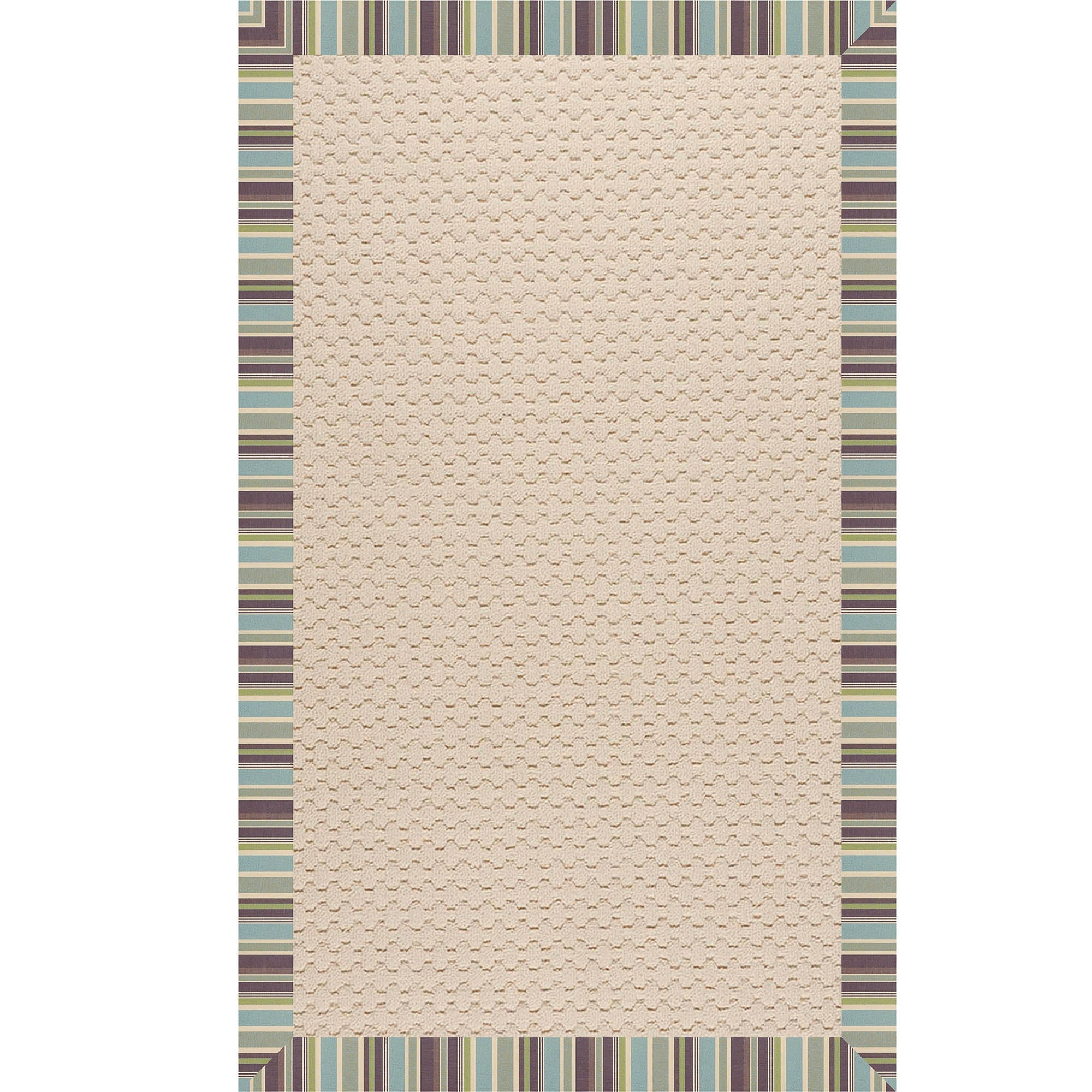 Creative Concepts-Beach Sisal Brannon Whisper Indoor/Outdoor Bordere Rectangle image