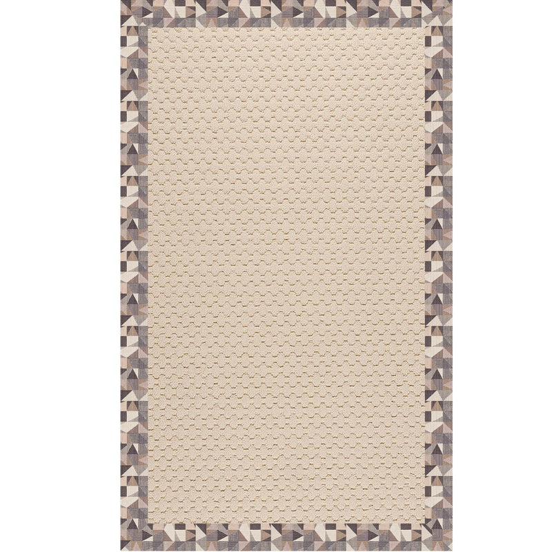 Creative Concepts-Beach Sisal Geo Bronze Indoor/Outdoor Bordere Rectangle image