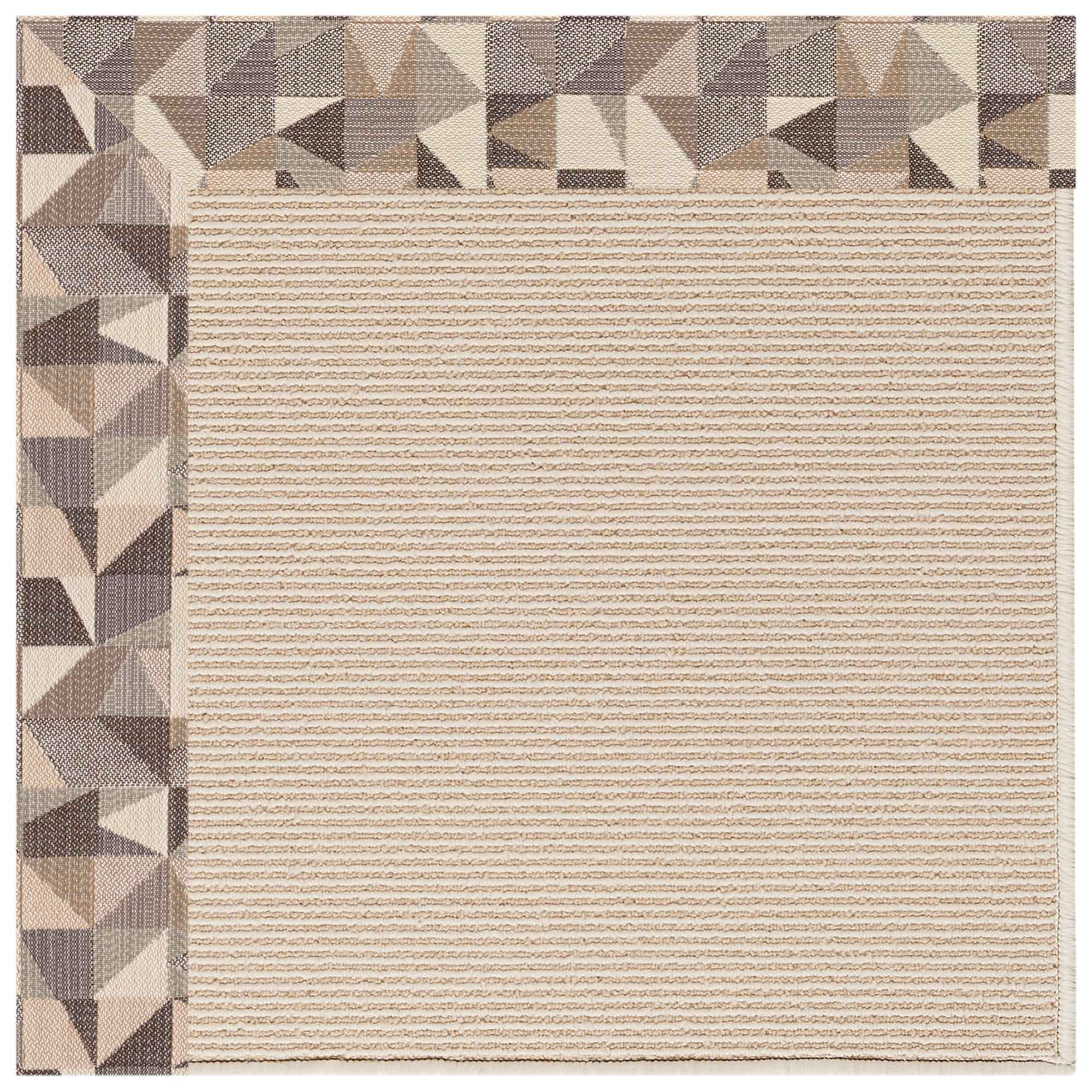 Creative Concepts-Beach Sisal Geo Bronze Indoor/Outdoor Bordere Rectangle image