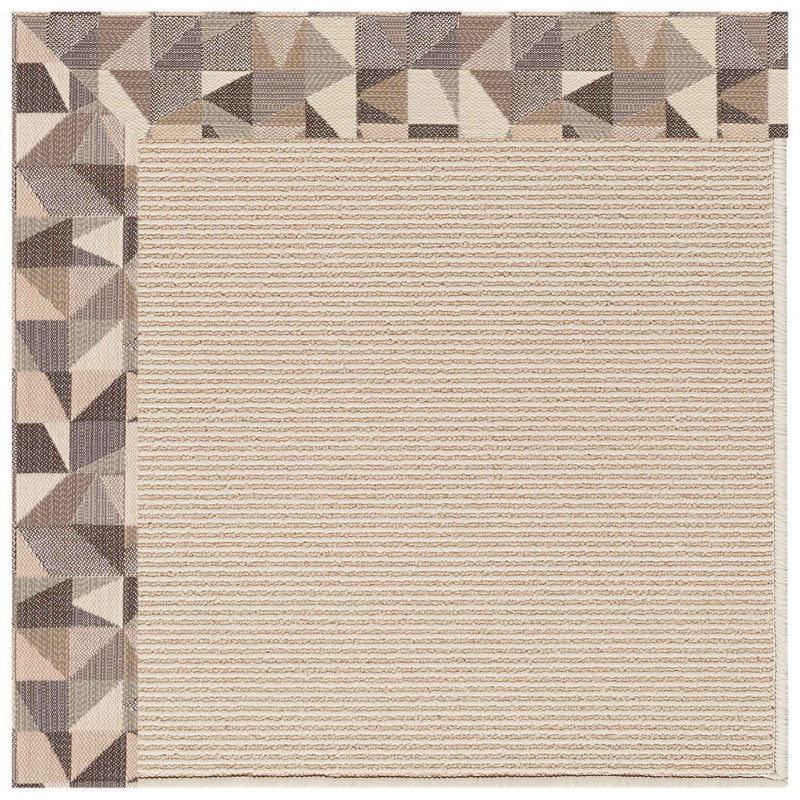 Creative Concepts-Beach Sisal Geo Bronze Indoor/Outdoor Bordere Rectangle image