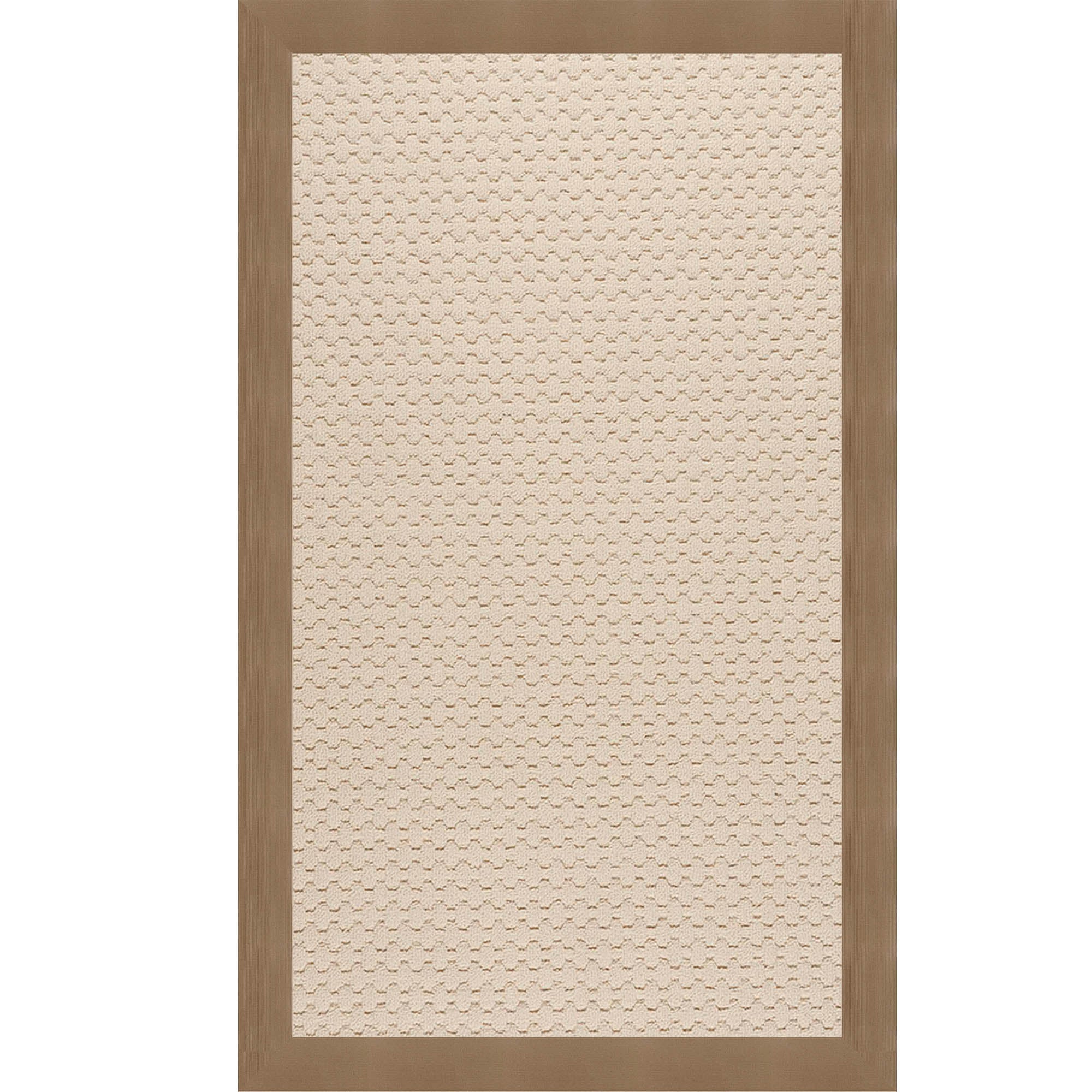 Creative Concepts-Beach Sisal Canvas Camel Indoor/Outdoor Bordere Rectangle image