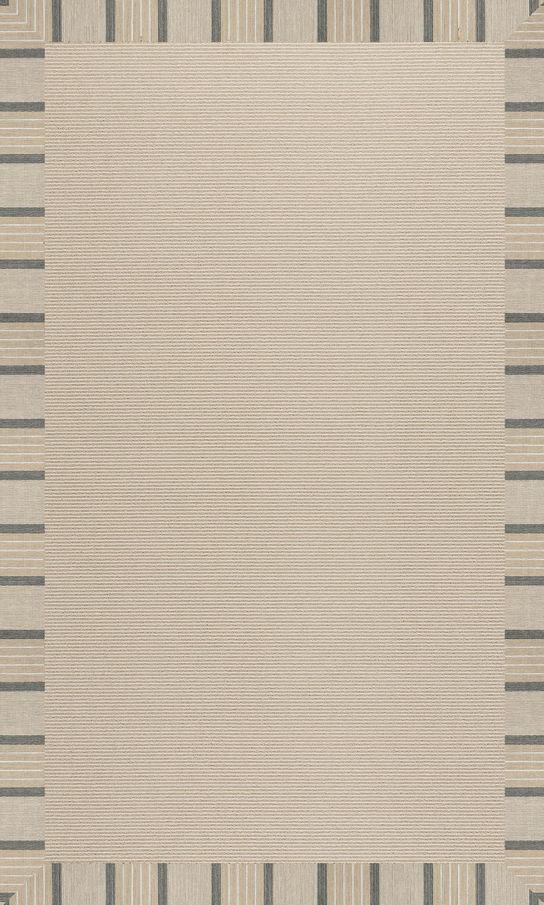Creative Concepts-Beach Sisal Cove Pebble Indoor/Outdoor Bordere Rectangle image